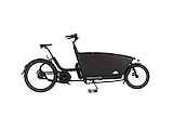 URBAN ARROW Family Performance Line Ess. IOT Zwart 36cm 2024