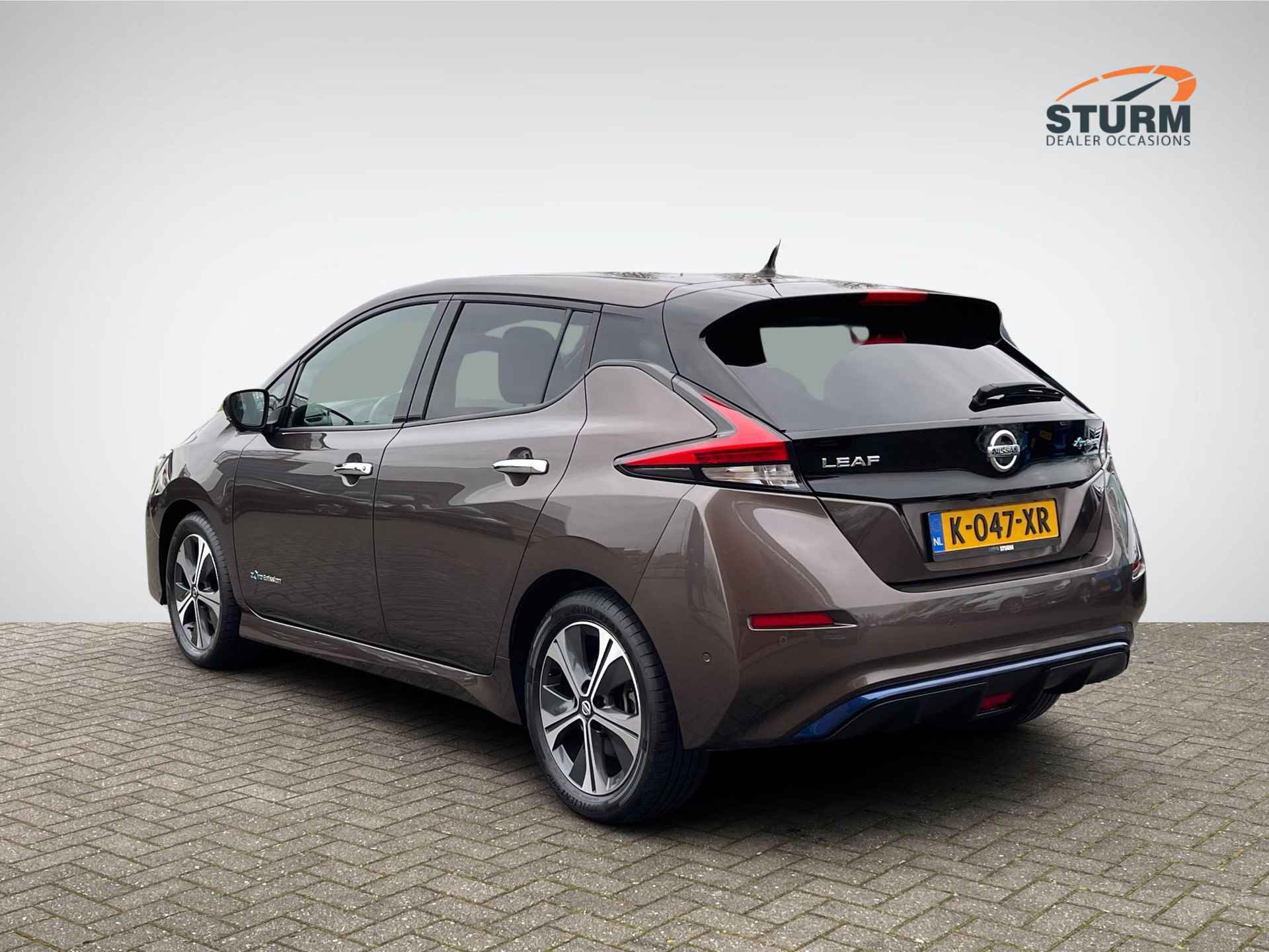 Nissan LEAF Tekna 40 kWh *€2.000 SUBSIDIE MOGELIJK!* | ProPILOT | Leder/Alcantara | Adapt. Cruise Control | 360° Camera | Dodehoek Detectie | Stuur- + Stoelverwarming | Rijklaarprijs! - 6/28