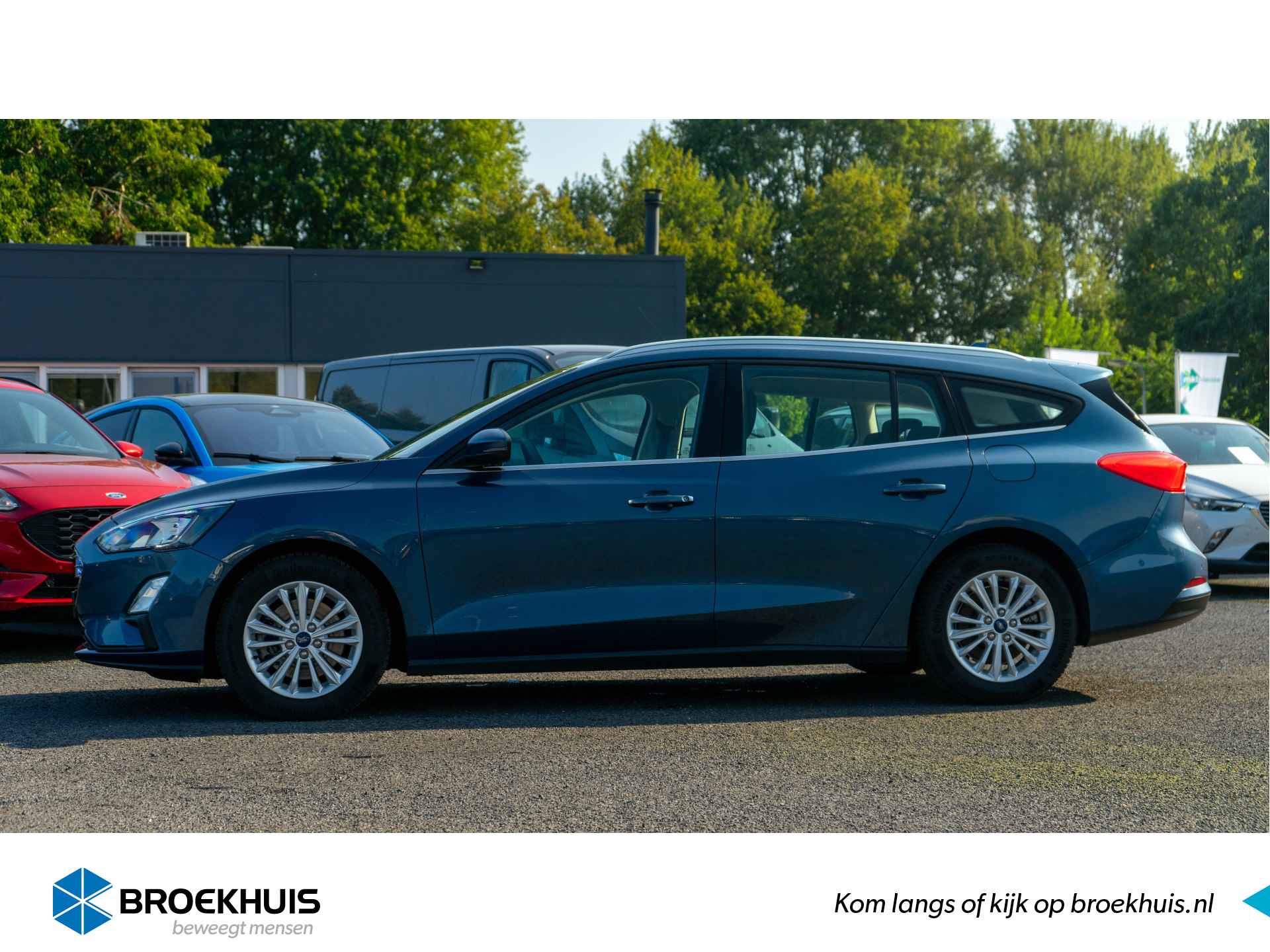 Ford FOCUS Wagon 1.0 Hybrid 125pk Titanium, Navigatie,Camera,Parkeersensoren,Cruisecontrol, Lichtmetalenvelgen, - 2/7