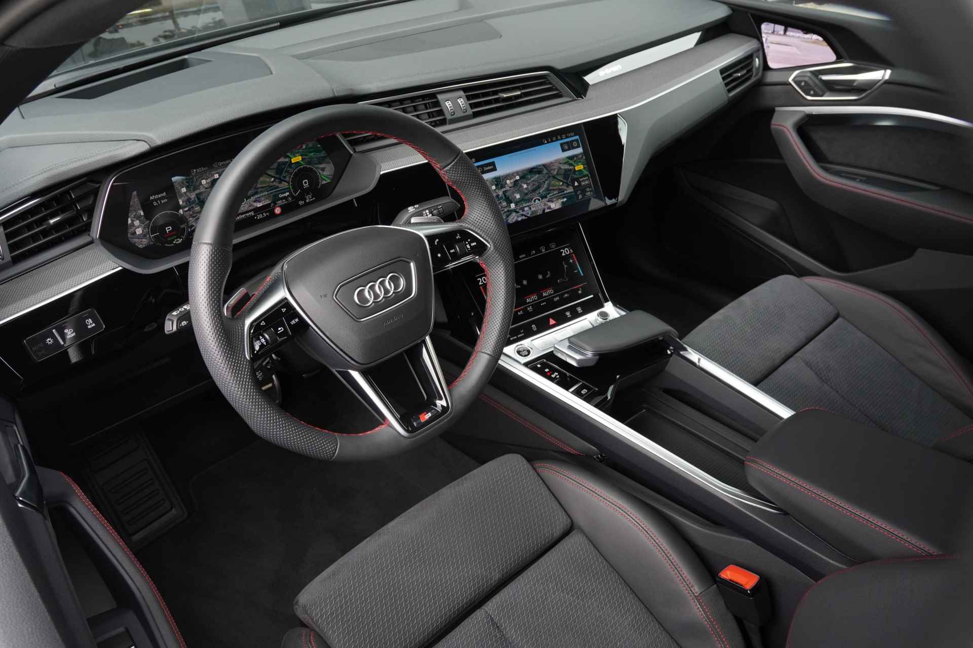 Audi Q8 Sportback e-tron 55 Quattro 408pk S-Edition 115 kWh Blackstyle |2023|Virtual Mirrors|Panoramadak|Cruise+ACC|360 Camera|21"RS Black|Head up - 21/75