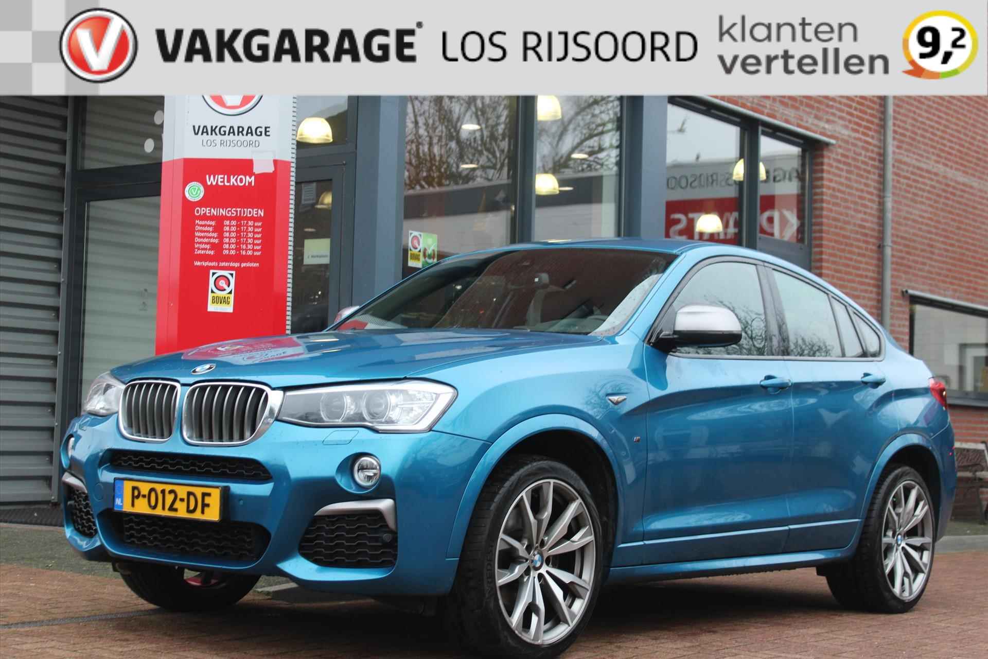 BMW X4 *M40i* 360pk Aut. 360PK M-Blue High-Executive | Bovag | Trekhaak | Navigatie | Camera | Cruise & Climate Control |