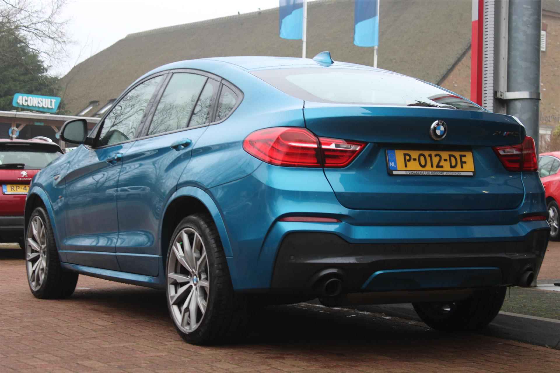 BMW X4 *M40i* 360pk Aut. 360PK M-Blue High-Executive | Bovag | Trekhaak | Navigatie | Camera | Cruise & Climate Control | - 4/25