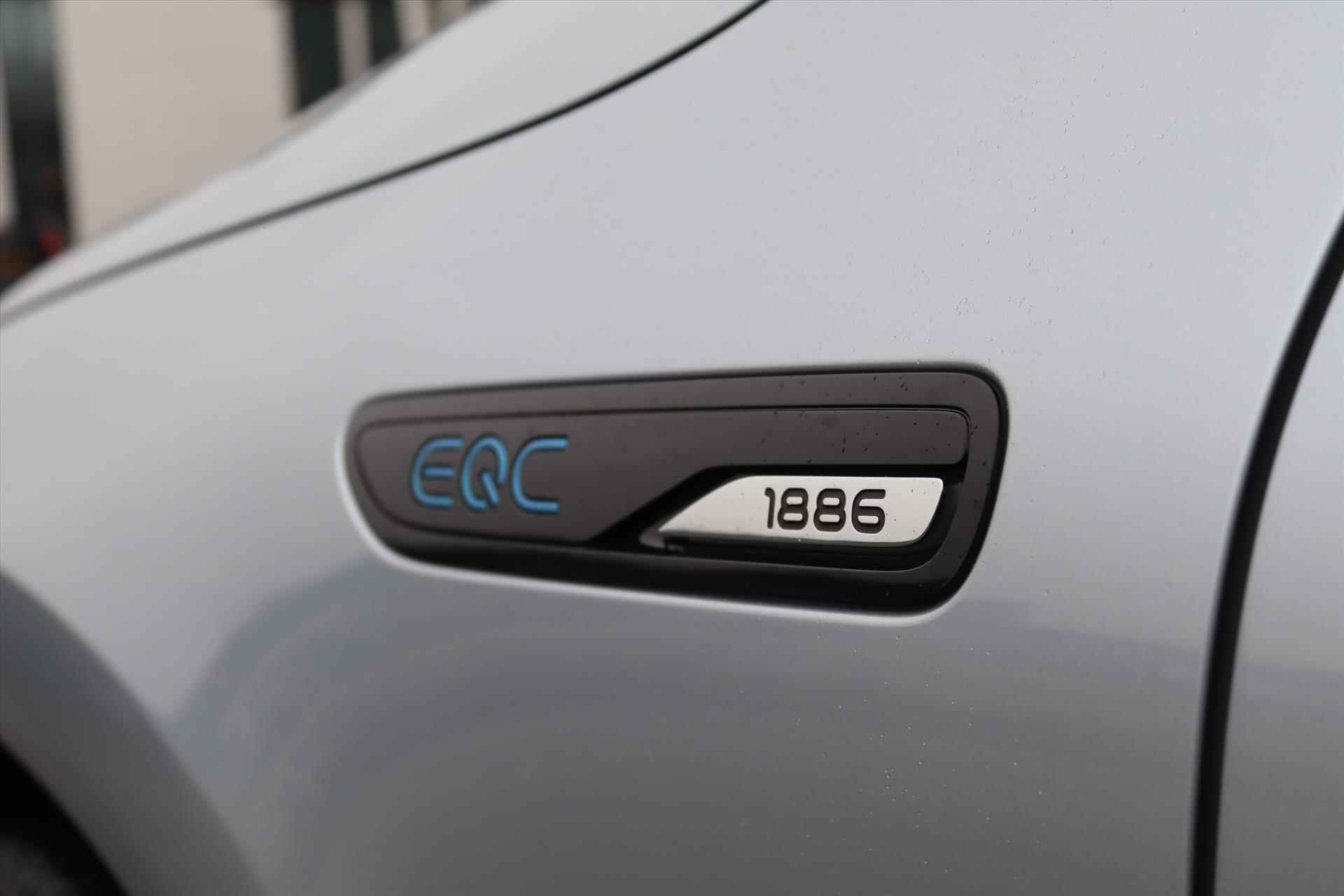 Mercedes EQC 400 4MATIC 408PK '1886 EDITION'  | € 43.700 EX BTW | Burmester | Electric Art-interieur | Distronic | 20 Inch | Sfeerverlichting | Camera | - 59/77