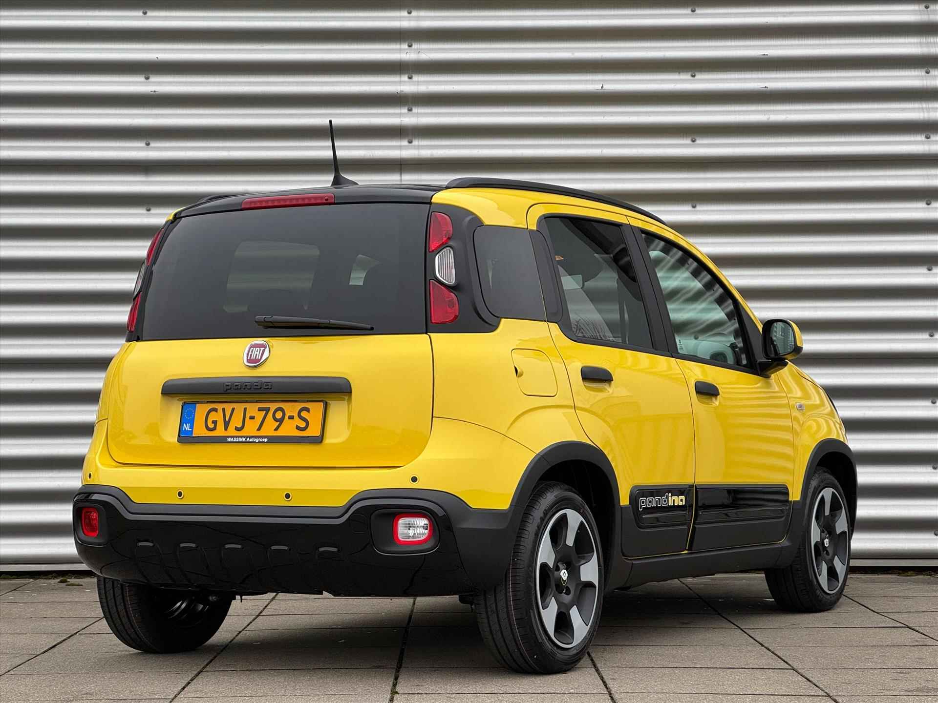 Fiat Panda Hybrid 70pk Pandina | Cruise Control | Parkeersensoren | Bluetooth | Zwart dak | - 12/33