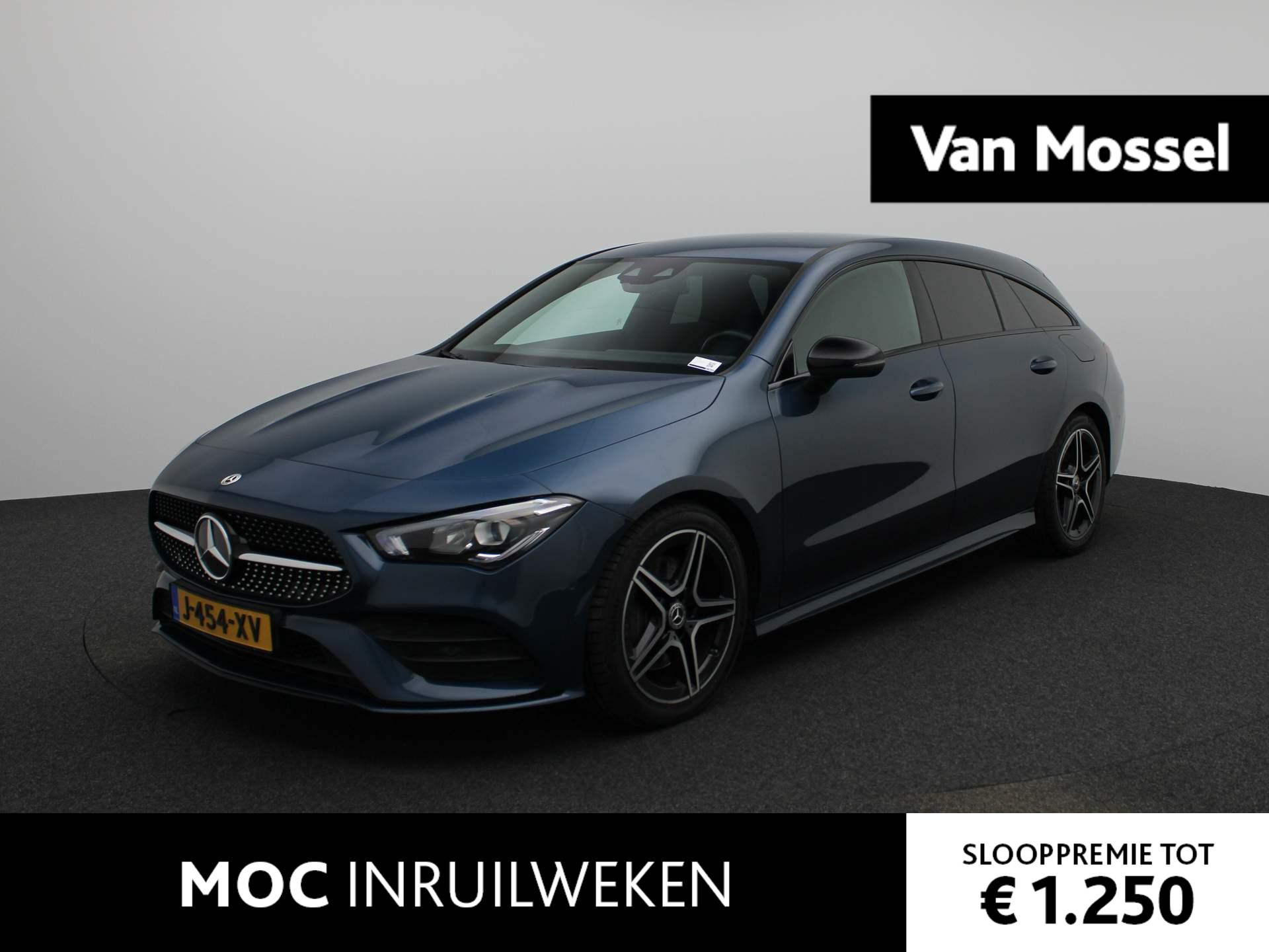 Mercedes-Benz CLA-klasse Shooting Brake 200 Business Solution AMG | NAVIGATIE | SFEERVERLICHTING | ACHTERUITRIJCAMERA | STOELVERWARMING | ELEKTRISCHE ACHTERKLEP | PARKEERSENSOREN | HALF-LEDEREN BEKLEDING | CLIMATE CONTROL |