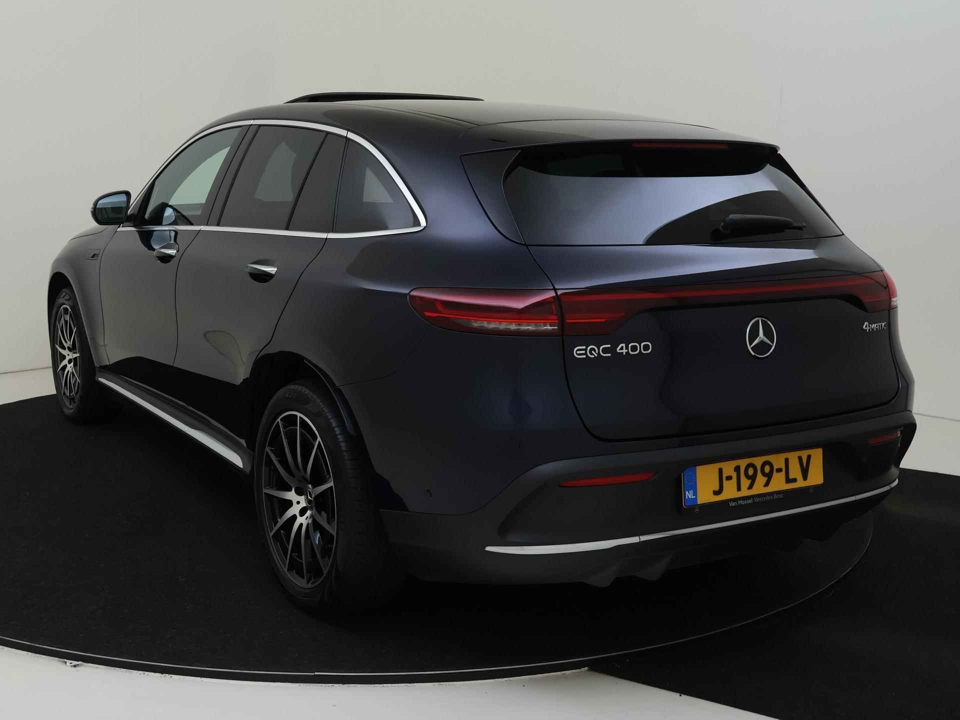 Mercedes-Benz EQC 400 4MATIC Business Solution AMG 80 kWh / Stoelverwarming / Memory-Stoelen / Panaroma-schuifdak / Trekhaak / Rij-assistentiepakket / Achteruitrijcamera / - 7/35