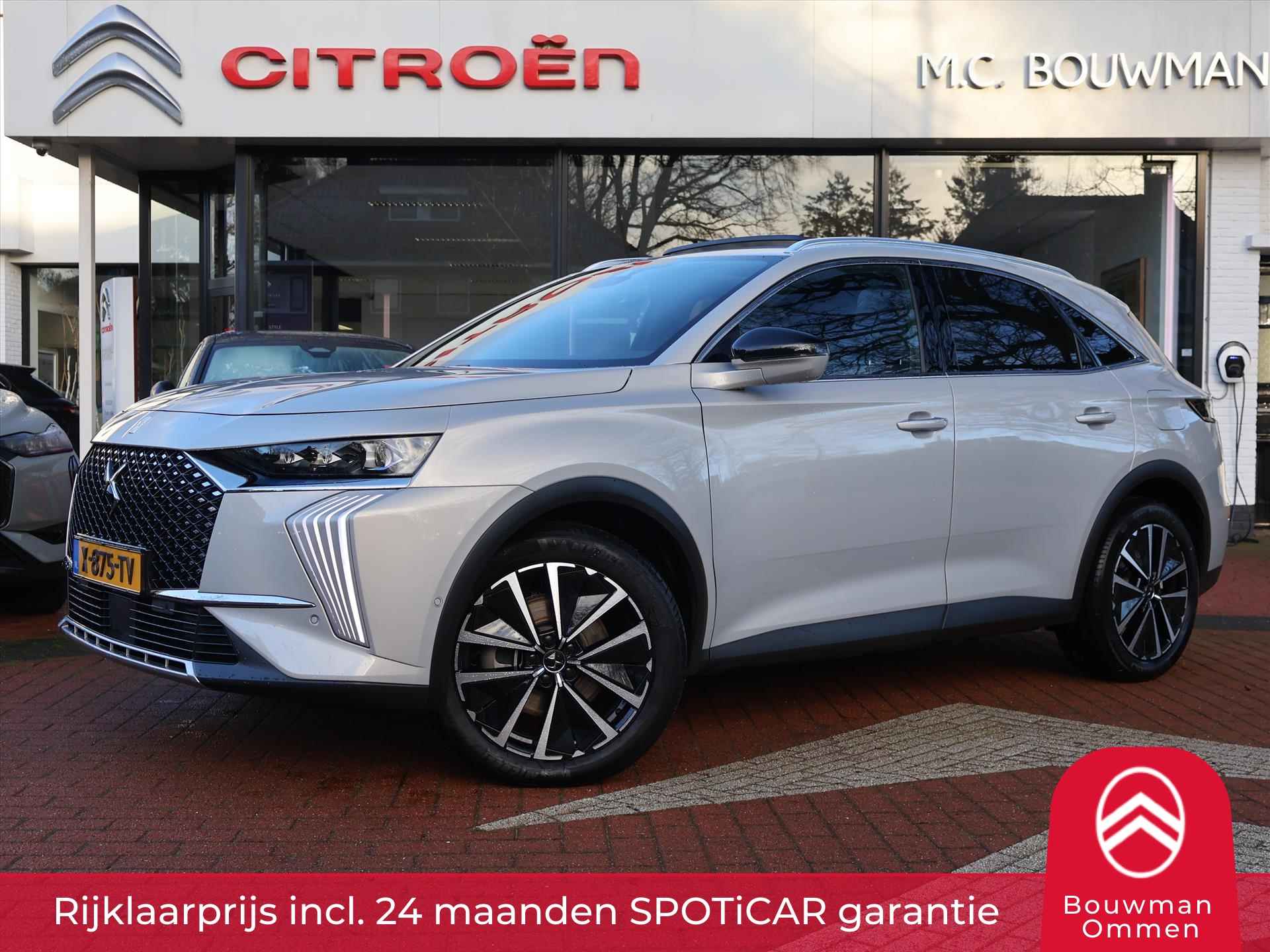 Ds Ds 7 E-TENSE Plug-in hybride 225PK e-EAT8 Automaat Opéra, Rijklaarprijs | Panoramadak | Leder | Navigatie | Camera