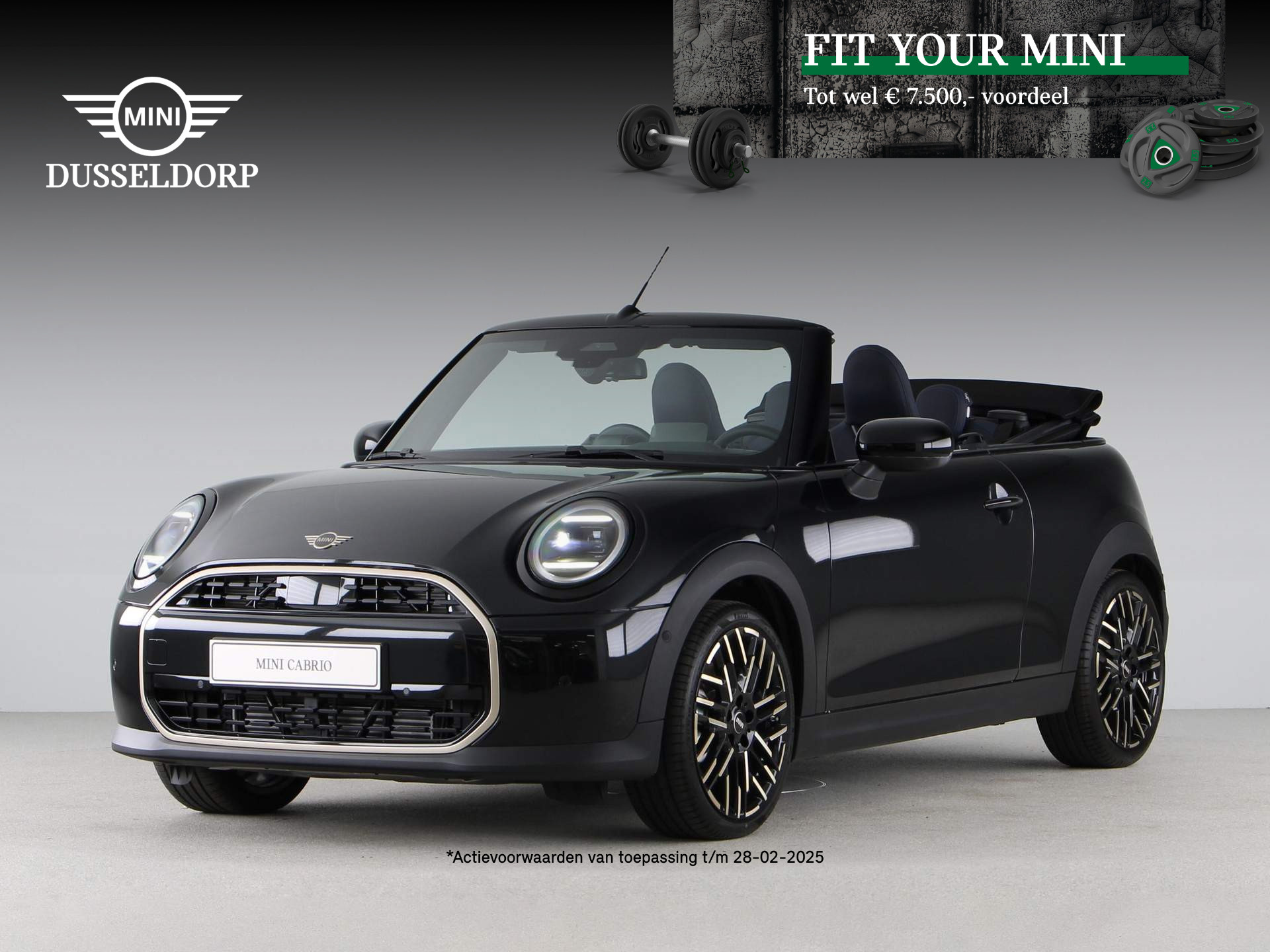 MINI Cooper Cabrio C Favoured Pakket M PRIVATE LEASE EUR 749,- (48 mnd/10.000 km)