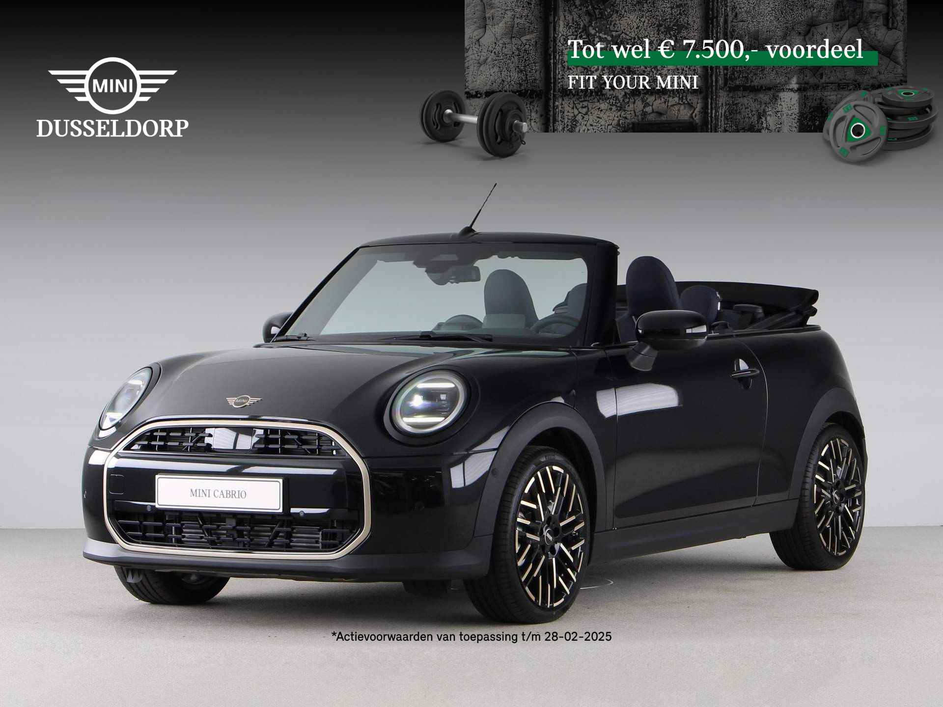 MINI Cooper Cabrio C Favoured Pakket M PRIVATE LEASE EUR 749,- (48 mnd/10.000 km)