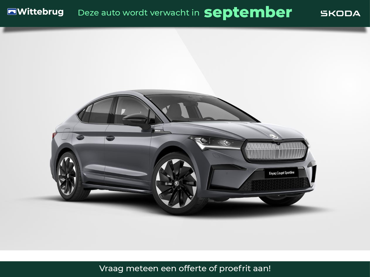 Škoda ENYAQ Coupé iV 85 Sportline, 21 Inch Lichtmetalen velgen, Business Upgrade+ Pakket