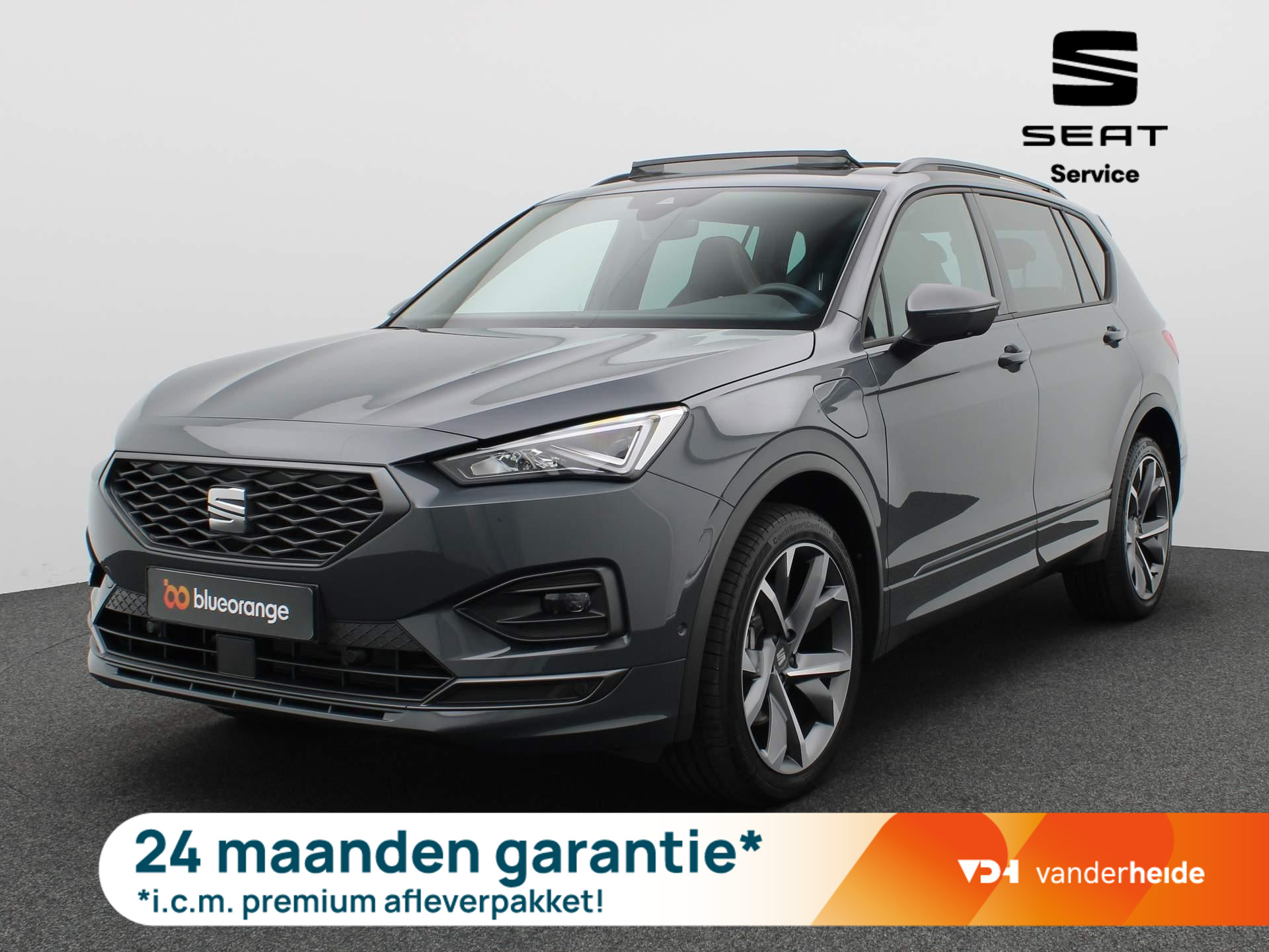 SEAT Tarraco 1.4 TSI e-Hybrid PHEV FR 245PK DSG Panoramadak, trekhaak, achteruitrijcamera, stuur/stoelverwarming voor+achter, keyless, 20'' lichtmetaal