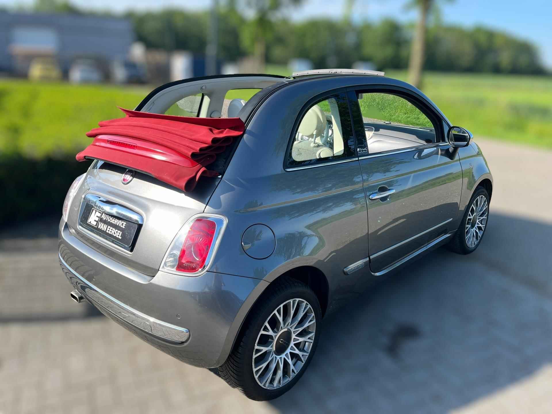 Fiat 500 C 1.2 Lounge CABRIOTOP 4-CILINDER / BLUE&ME / NAVI / AIRCO - 27/29