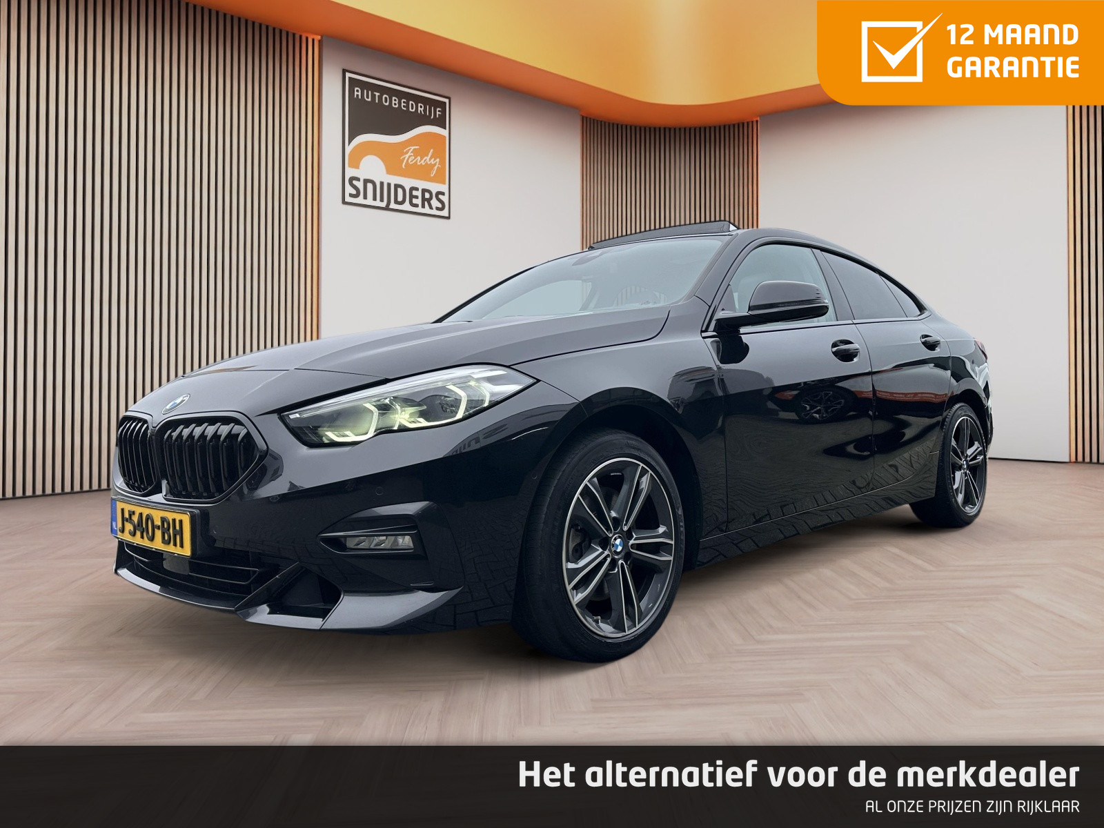 BMW 2 Serie Gran Coupé 218i High Executive Black Edition, Orig.NL - 12 MND GARANTIE | Panorama | Leer | Live Cockpit PRO | LED+ | Camera -RIJKLAAR bij viaBOVAG.nl