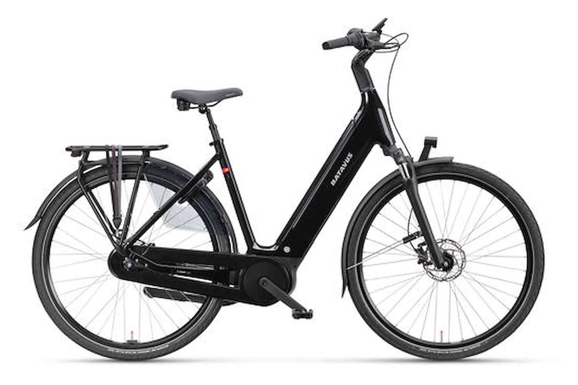 BATAVUS Finez E-Go Power N8 bes3 500wh Lageinstap Zwart Glans 57cm 2024 - 6/6