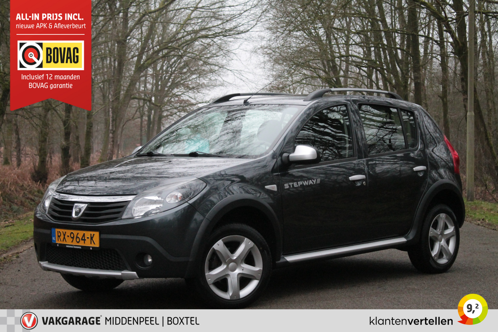 Dacia Sandero 1.6 Stepway Airco | Trekhaak | All season