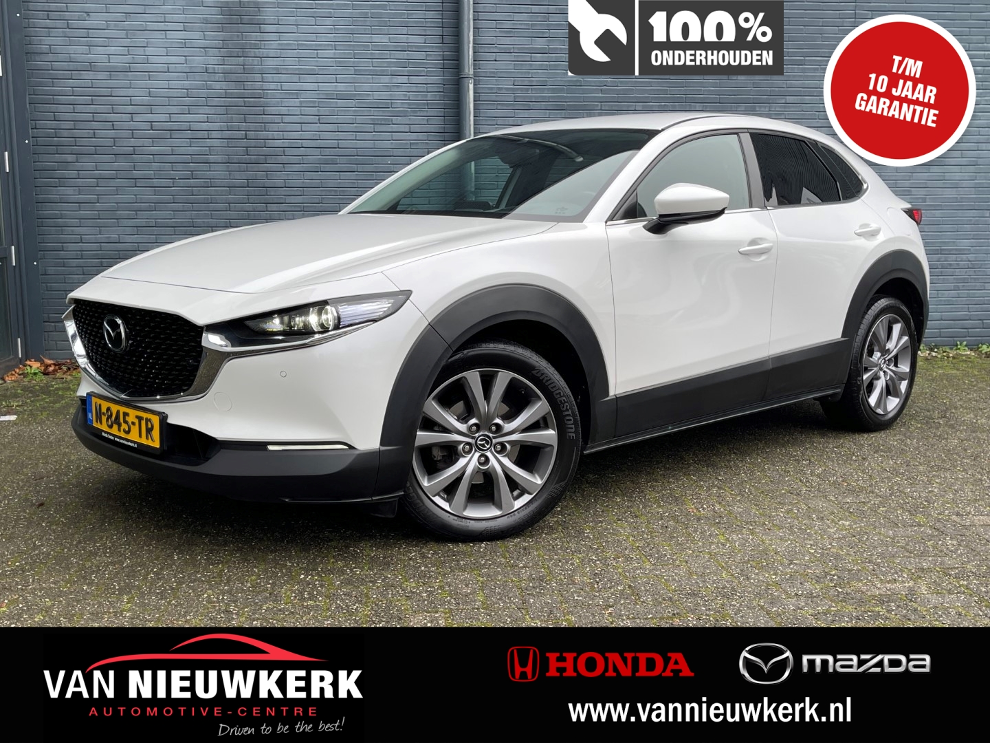 MAZDA Cx-30 E-Skyactiv M-Hybrid 186pk Automaat Sportive | BOSE Audio | Blindspot | Navi & Carplay | Adaptieve Cruisecontrol | Parkeercamera | Head Up Display |