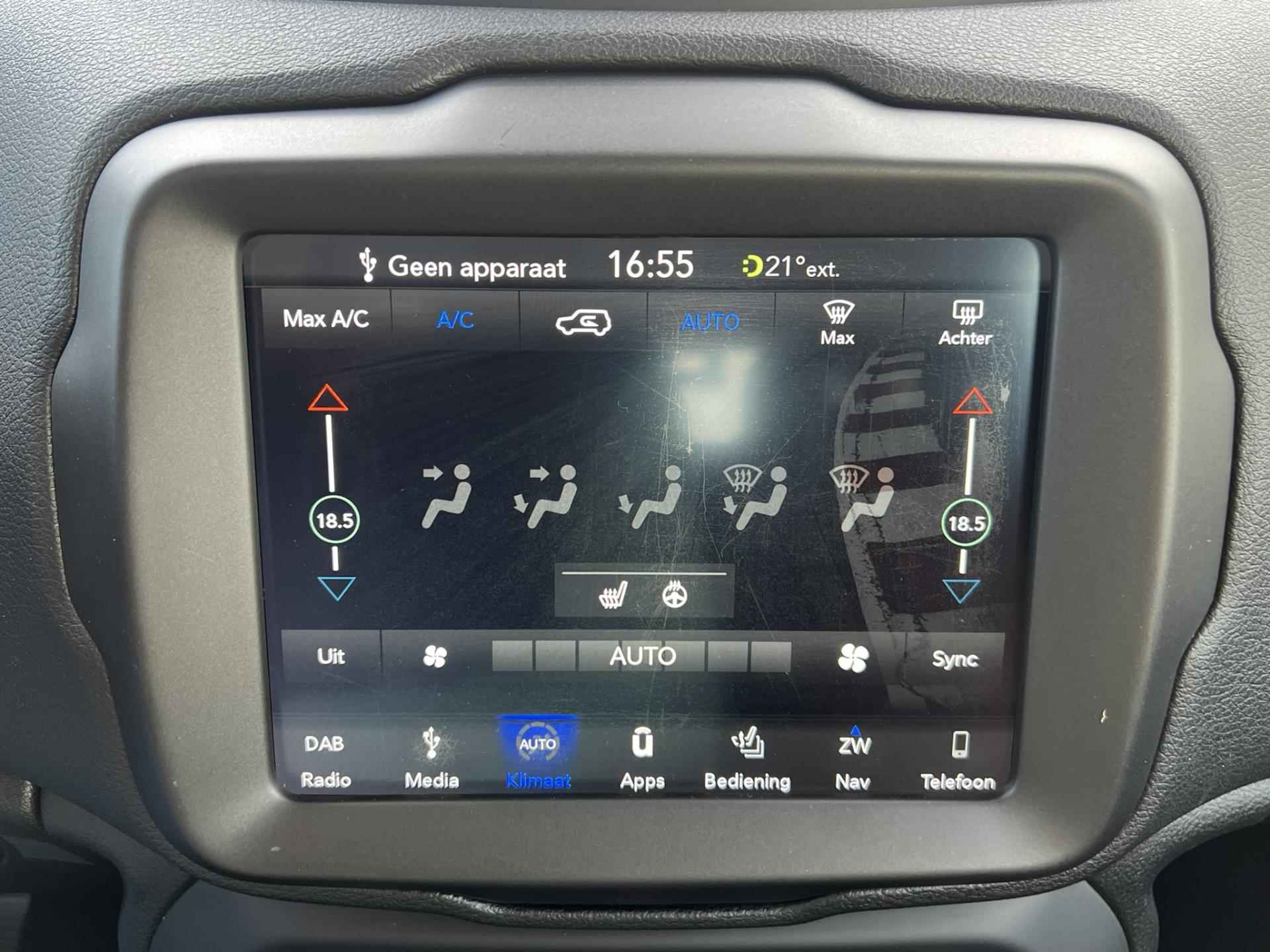 Jeep RENEGADE 1.0T-e Limited Carplay Climate Cruise Dab radio Stoelverwarming Keyless Parksensors - 39/48