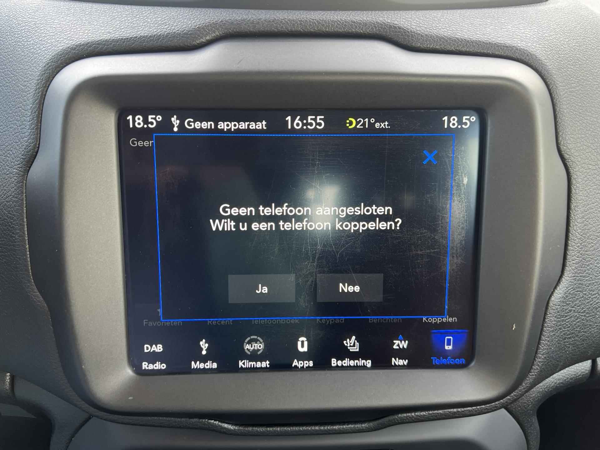 Jeep RENEGADE 1.0T-e Limited Carplay Climate Cruise Dab radio Stoelverwarming Keyless Parksensors - 42/48