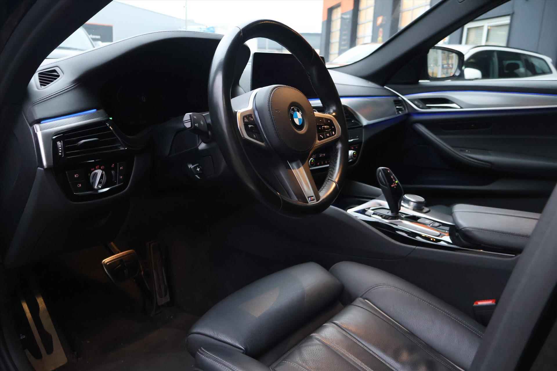 BMW 5-Serie (g30) 520i M-Sport 184pk Aut | LED | Carplay | Sfeer | Cruise | Camera  | Leder | Virtual | Climate - 5/26