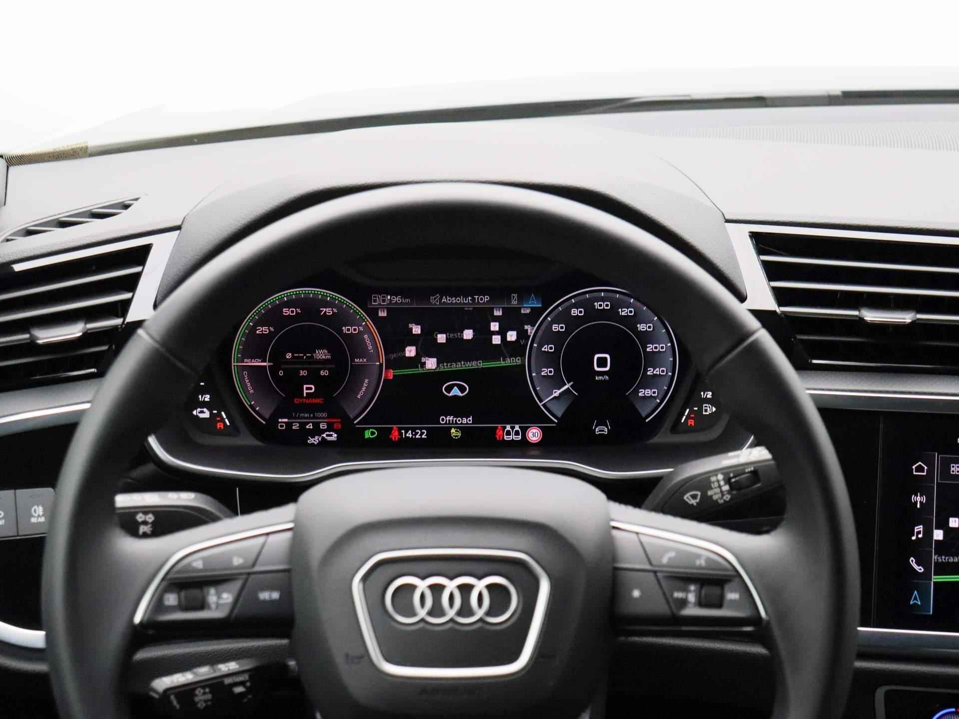 Audi Q3 Sportback 45 TFSI e S Edition 245 PK | Automaat | Navigatie | 360 Camera | Adaptive Cruise Control | Parkeersensoren | Stoelverwarming | Apple Carplay | Android Auto | Lichtmetalen velgen | Climate Control | - 9/49