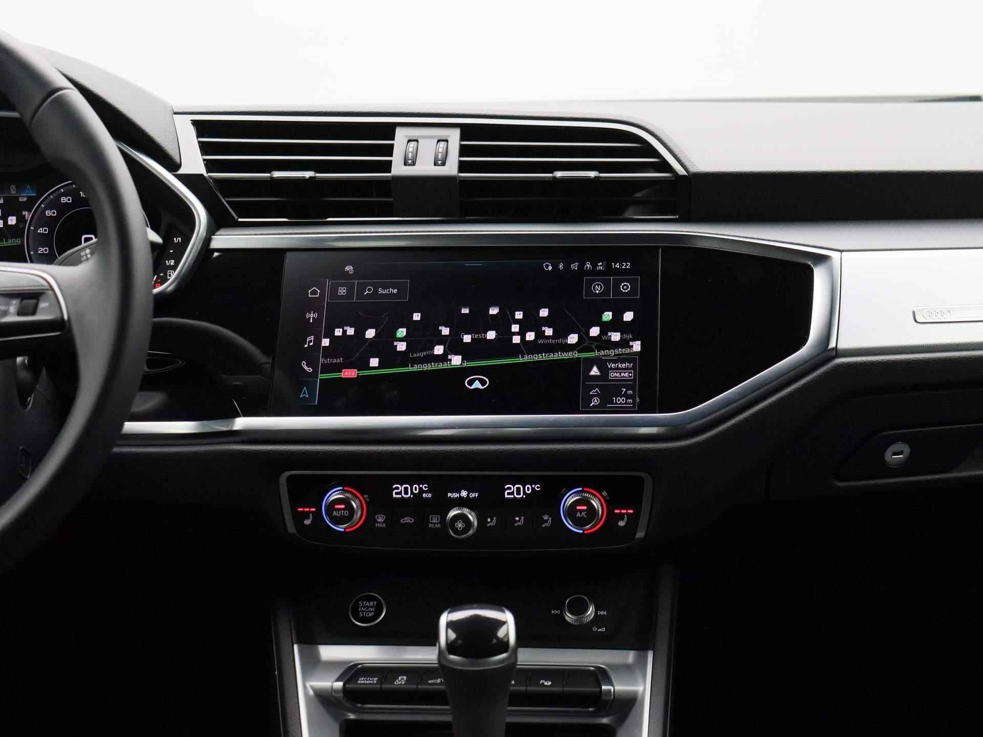 Audi Q3 Sportback 45 TFSI e S Edition 245 PK | Automaat | Navigatie | 360 Camera | Adaptive Cruise Control | Parkeersensoren | Stoelverwarming | Apple Carplay | Android Auto | Lichtmetalen velgen | Climate Control | - 10/49