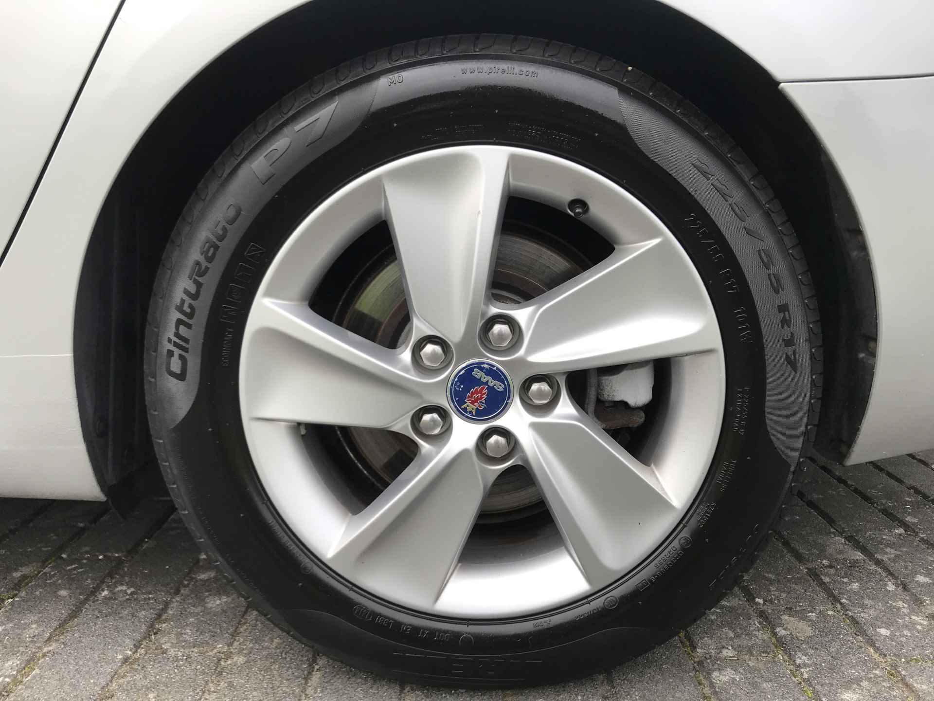 Saab 9-5 2.0T Vector Exklusiv Automaat | Rijklaar incl garantie | Vaste trekhaak Lederen bekleding Navigatie - 33/36