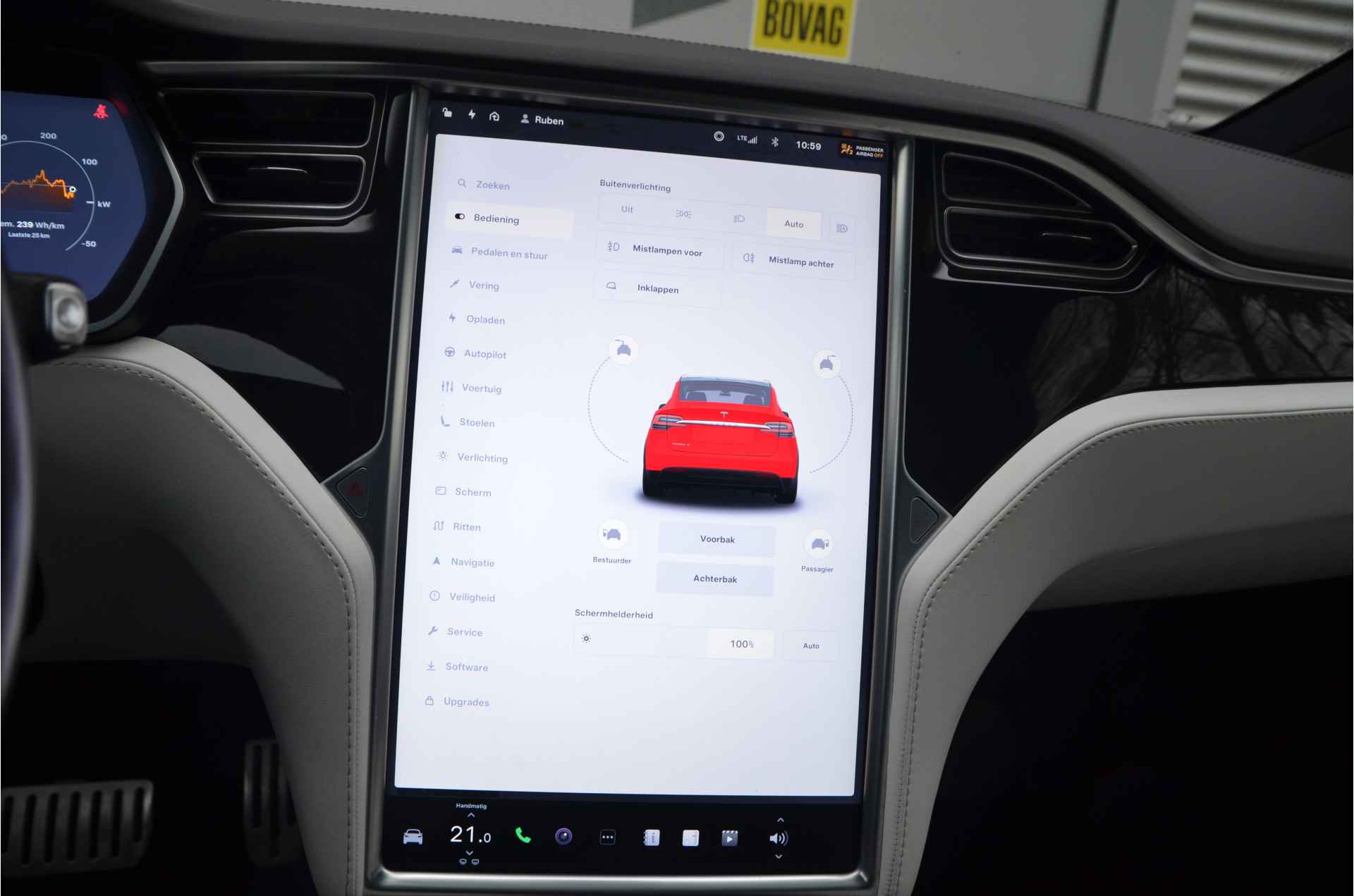 Tesla Model X 100D Performance 6p. Ludicrous+, Enhanced AutoPilot2.5, Rijklaar prijs - 22/35