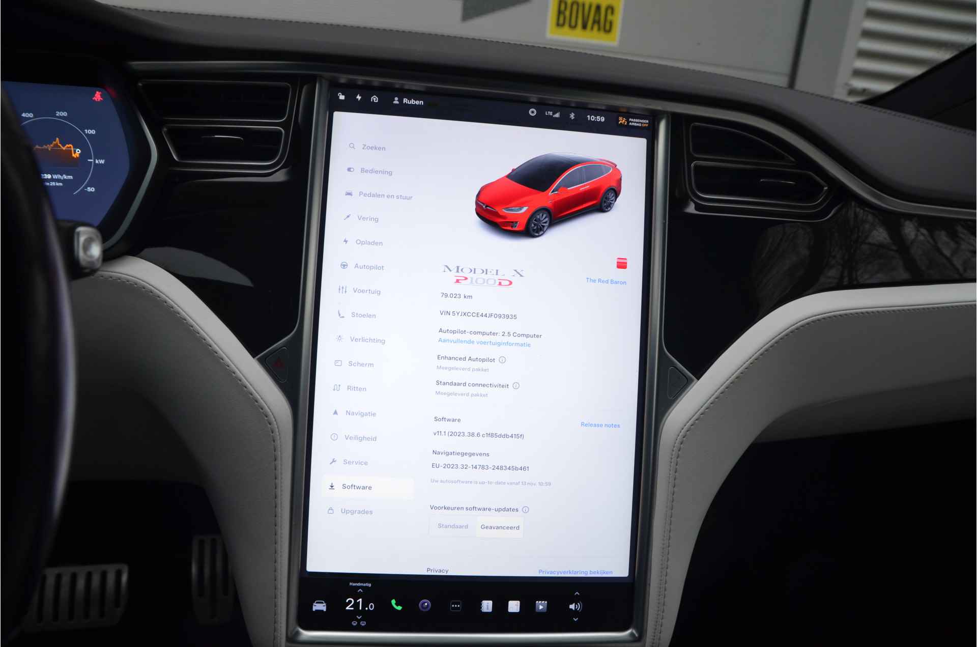 Tesla Model X 100D Performance 6p. Ludicrous+, Enhanced AutoPilot2.5, Rijklaar prijs - 25/35