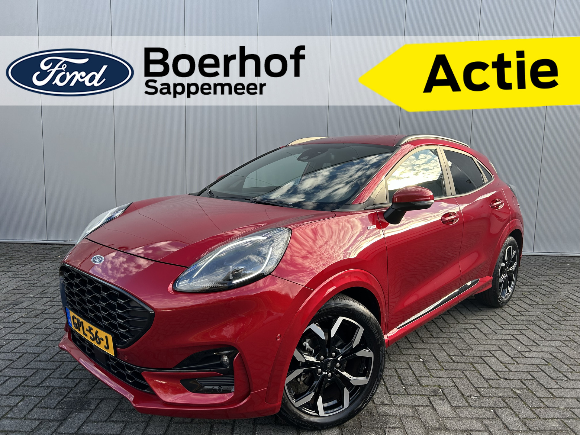 Ford Puma EcoBoost Hybrid 125 pk ST-Line X | Camera | LED | B&O | Half leer | 18" | Apple Carplay | Navi | Cruise