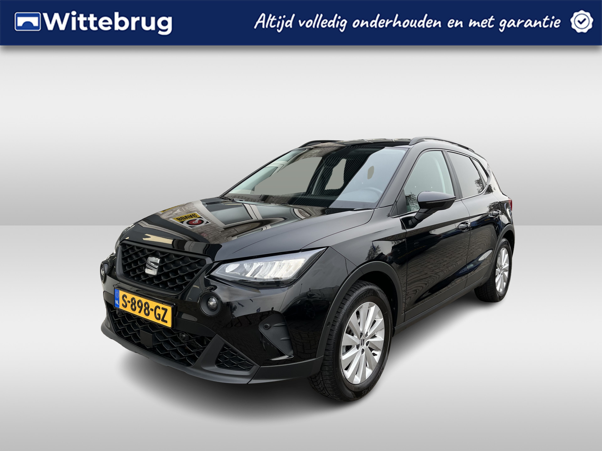 SEAT Arona 1.0 TSI Style / AUTOMAAT/ CAMERA/ PARK. SENSOREN/ CRUISE/ LED/ STOELVERWARM./ APP CONNECT/ AIRCO/ NAVI/ DAB/ 16" LMV