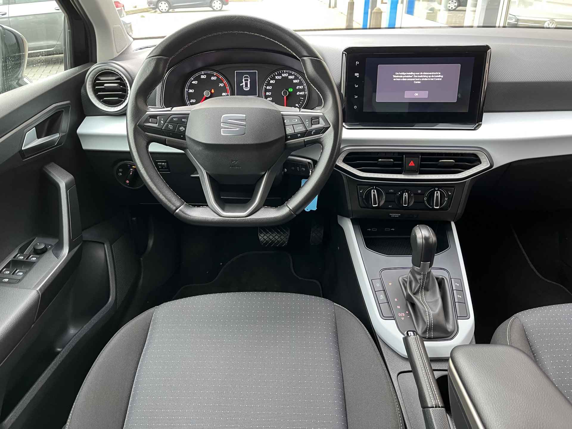 SEAT Arona 1.0 TSI Style / AUTOMAAT/ CAMERA/ PARK. SENSOREN/ CRUISE/ LED/ STOELVERWARM./ APP CONNECT/ AIRCO/ NAVI/ DAB/ 16" LMV - 9/39