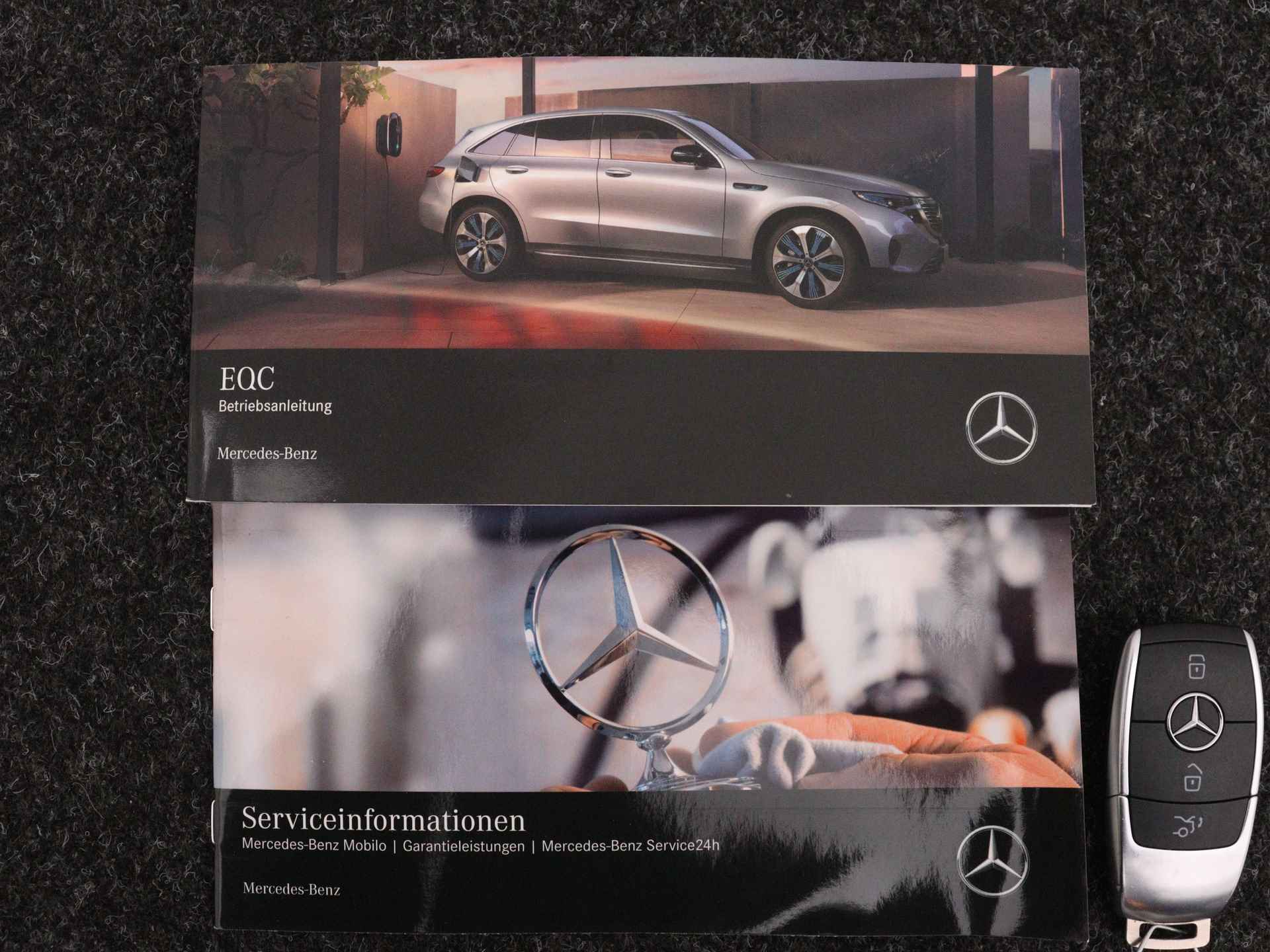 Mercedes-Benz EQC 400 4MATIC Premium 80 kWh | Schuif/kanteldak | Beige leder interieur | Alarm klasse 3 | Navigatie | Parking support met camera achter | Inclusief 48 maanden MB Certified garantie voor Europa - 14/46