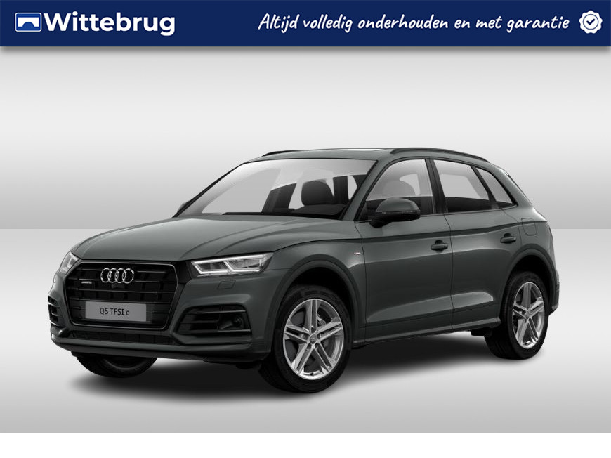 Audi Q5 50 TFSI e 299pk quattro S Line | Panoramadak | Luchtvering | Bang & Olufsen | Tour & City & parking | Head Up | Leder-alcantara | Trekhaak | Topview