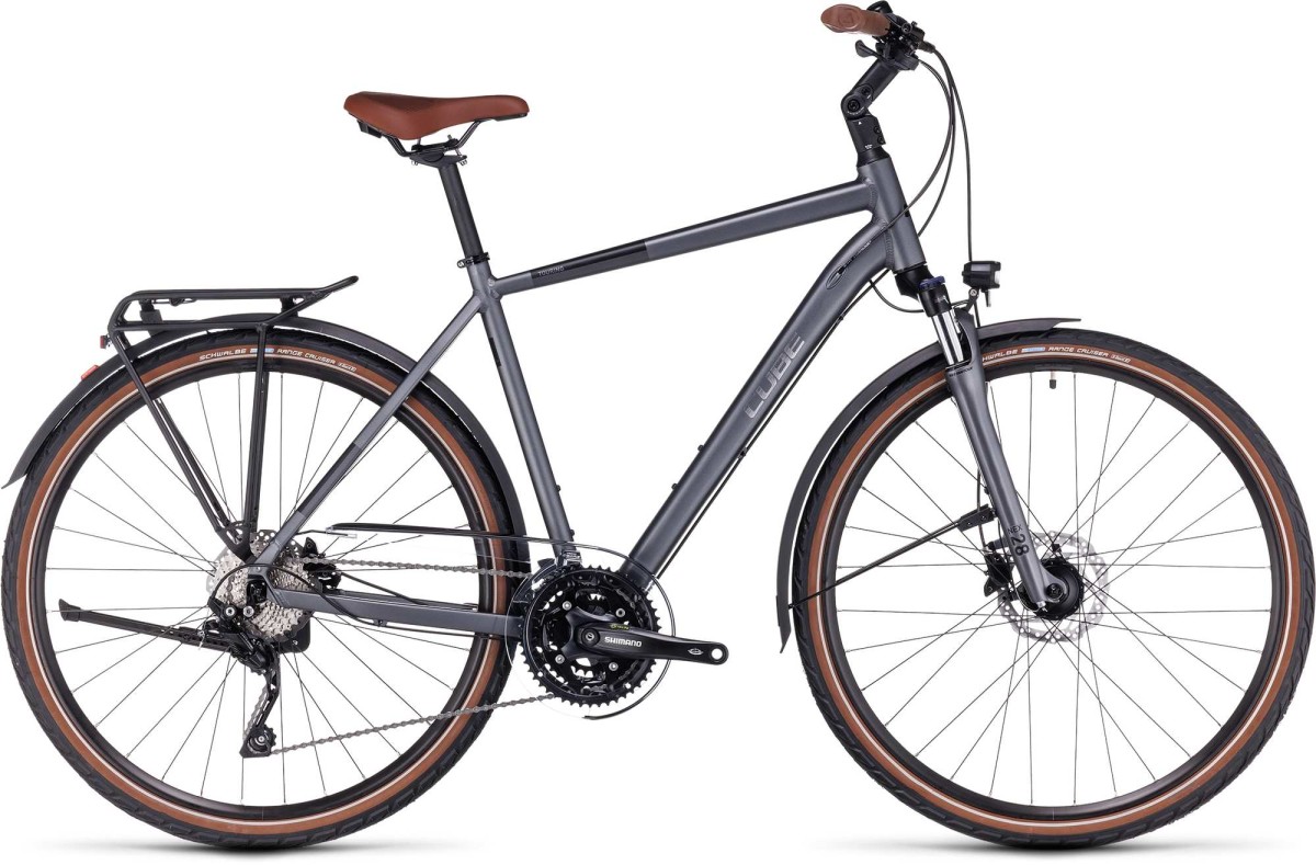 CUBE TOURING EXC GREY/METAL 2023 Heren Grey/metal 58cm L 2023