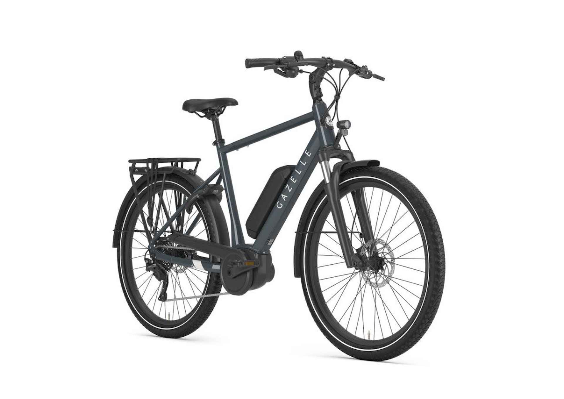 GAZELLE Medeo T9 HMB | ( 400wh accu ) Heren Thunder Grey Glans 55cm 2024 - 2/2