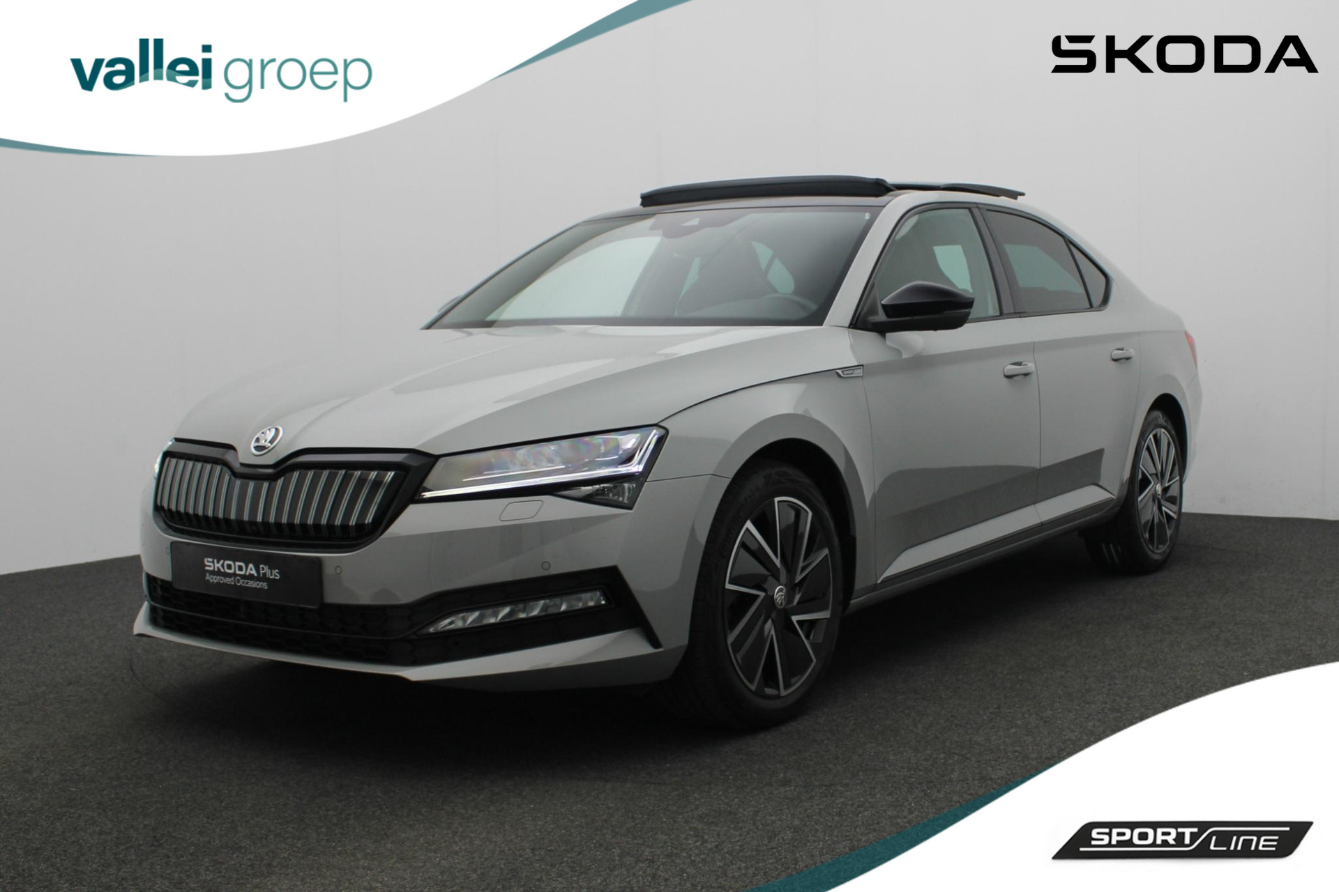 Skoda Superb 1.4 TSI 218PK DSG iV PHEV Sportline Business | Pano | Matrix LED | 360 camera | Navi | Keyless | 18 inch