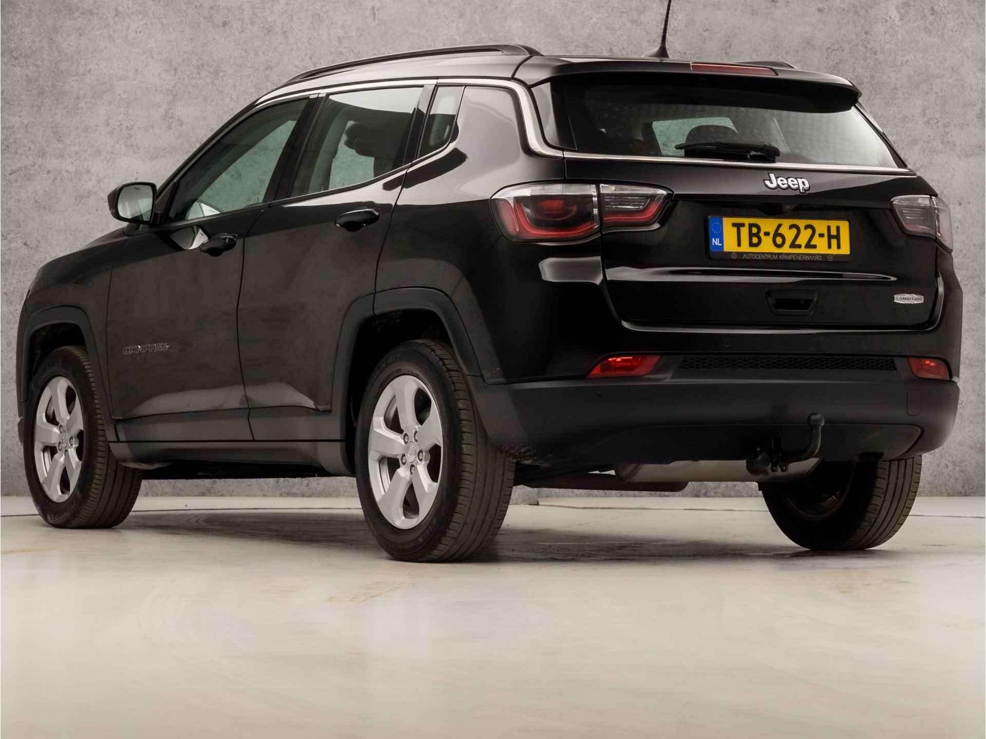 Jeep Compass 1.4 MultiAir Longitude Sport (NAVIGATIE, BLUETOOTH, CRUISE, CLIMATE, CAMERA, ELEK PAKKET, ARMSTEUN, SPORTSTOELEN, LEDER, LM VELGEN, PARKEERSENSOREN, TREKHAAK, NIEUWE APK, NIEUWSTAAT) - 3/32