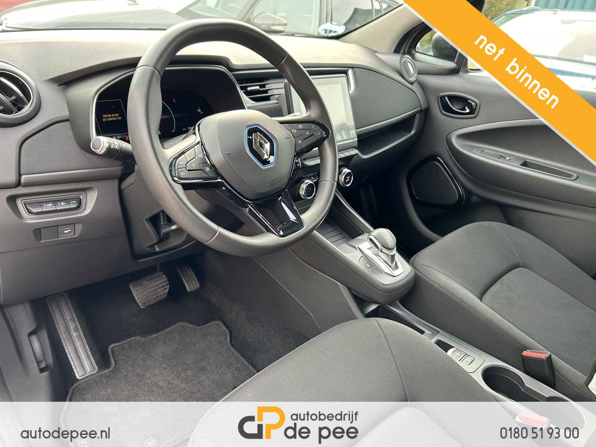 Renault ZOE R110 Life 52 kWh 350km (€ 10.950 NA SUBSIDIE) SUBSIDIE/BATTERIJHUUR/AIRCO/CRUISE/BLUETOOTH//NAVIGATIE rijklaarprijs! - 11/17