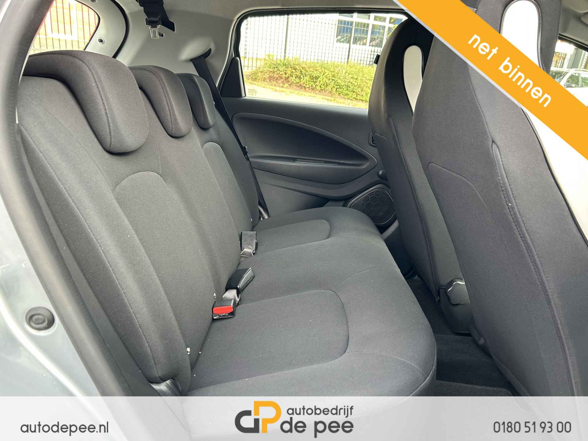 Renault ZOE R110 Life 52 kWh 350km (€ 10.450 NA SUBSIDIE) GARANTIE/SUBSIDIE/BATTERIJHUUR/CARPLAY/AIRCO/CRUISE/BLUETOOTH rijklaarprijs! - 13/17