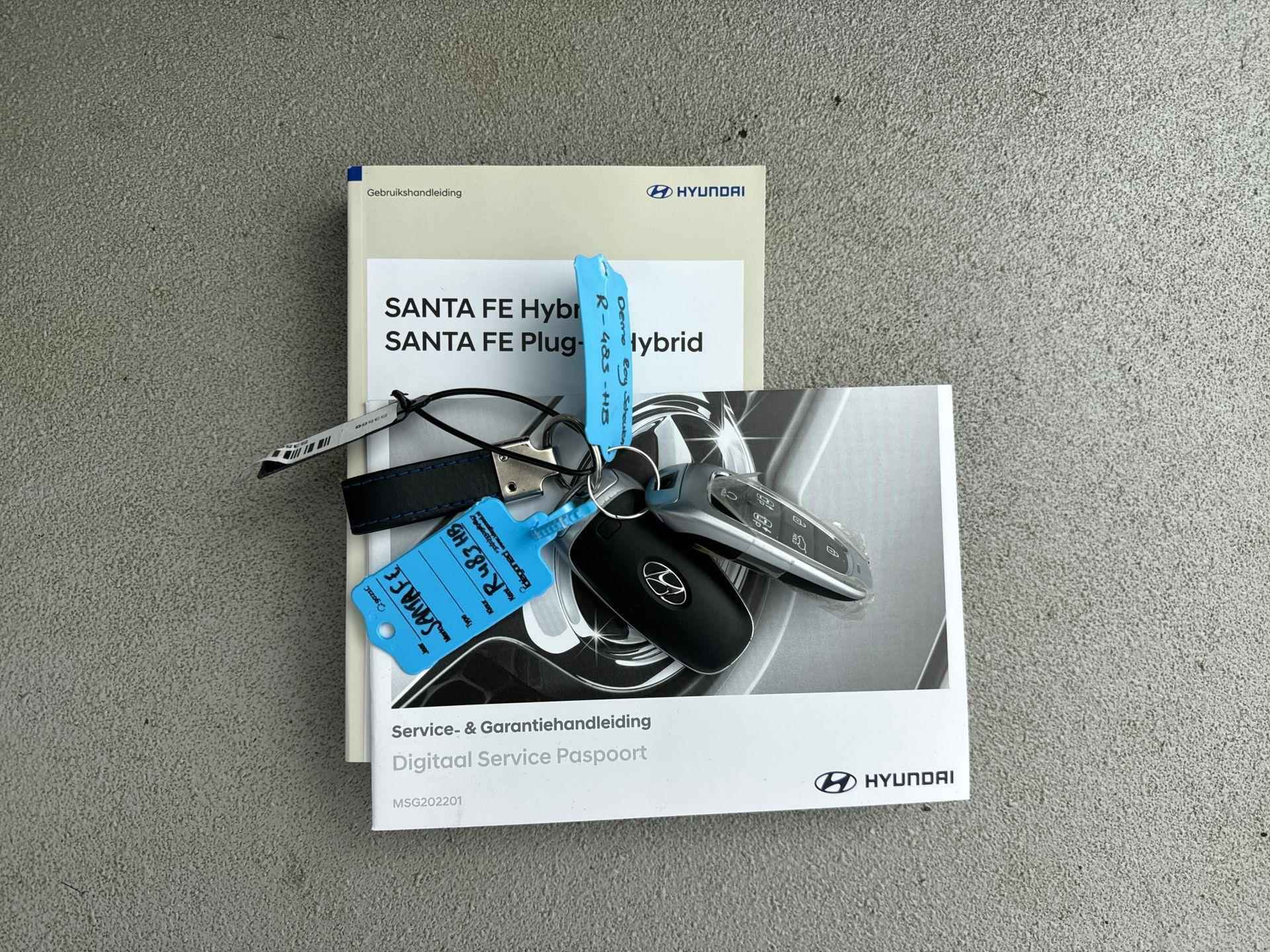 Hyundai Santa Fe 1.6 T-GDI HEV Premium | Leder | Elektr. stoelen | Keyless | Navigatie | Camera - 32/34