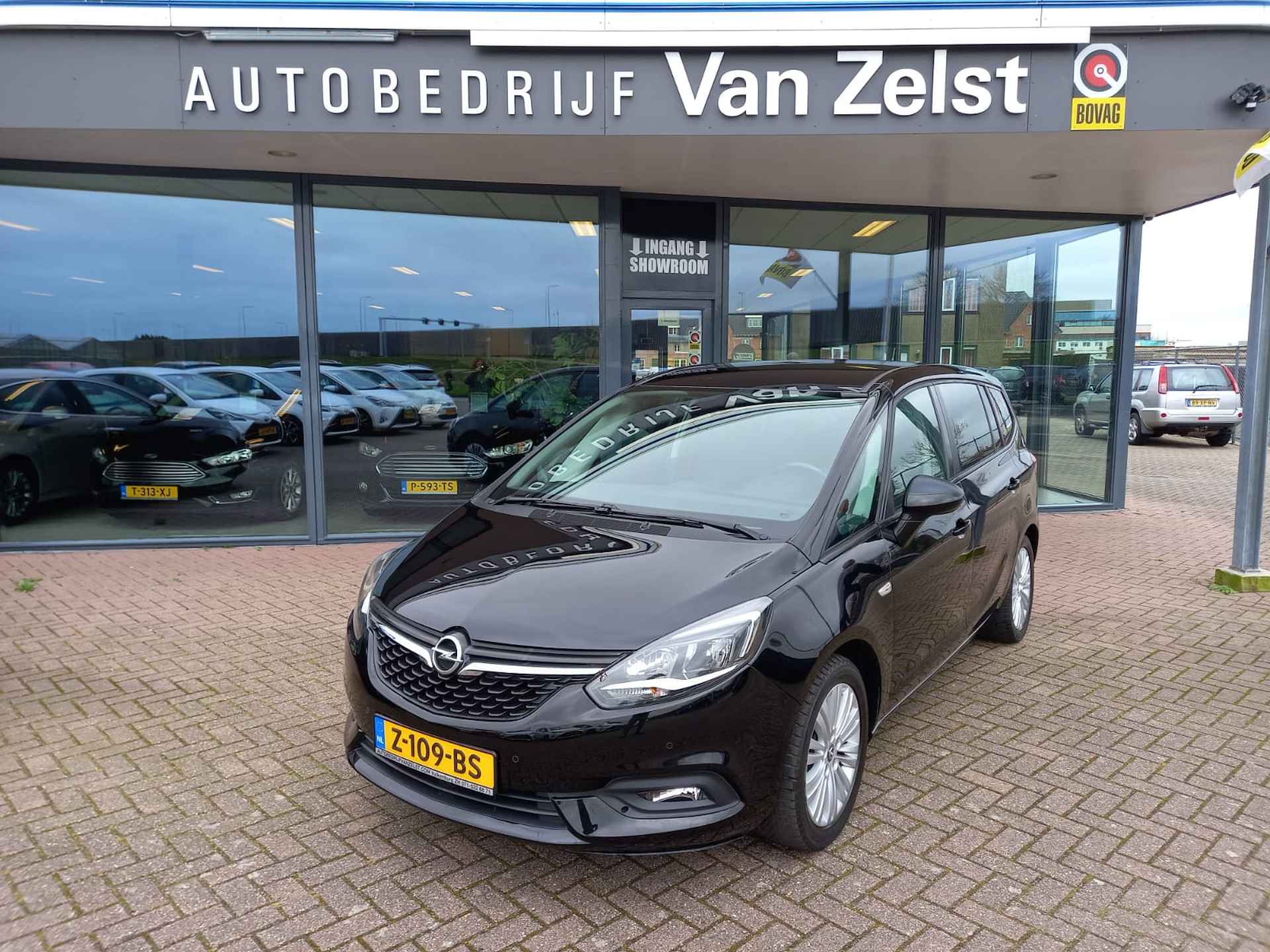 Opel Zafira 1.4 Turbo Online Edition 7p 140PK!. Airco(automatisch), Multimediasysteem, Carplay, Navigatie, Camera, Parkeersensoren, Elektris 1 eigenaar, BOVAG - 1/32