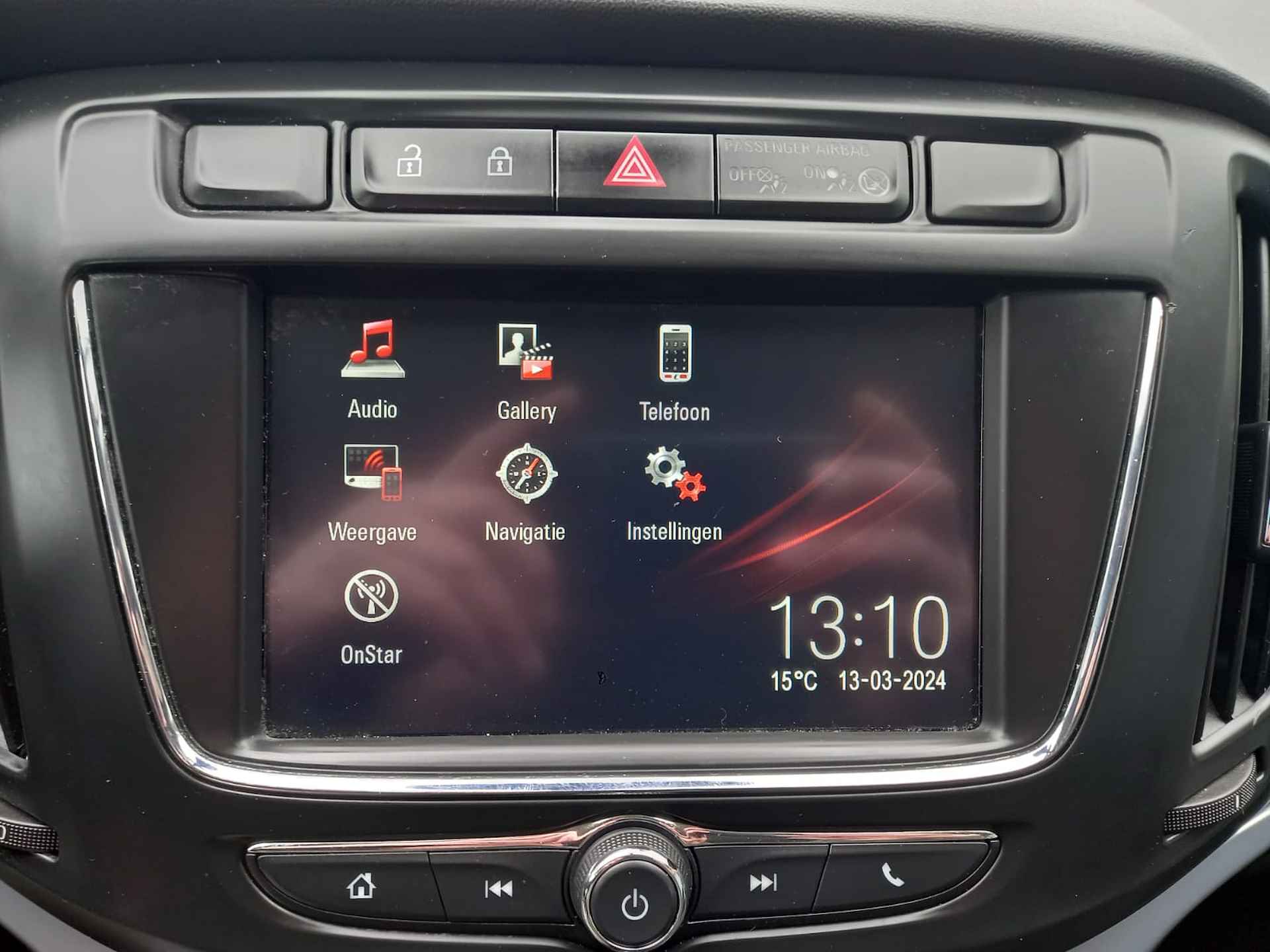 Opel Zafira 1.4 Turbo Online Edition 7p 140PK!. Airco(automatisch), Multimediasysteem, Carplay, Navigatie, Camera, Parkeersensoren, Elektris 1 eigenaar, BOVAG - 22/32