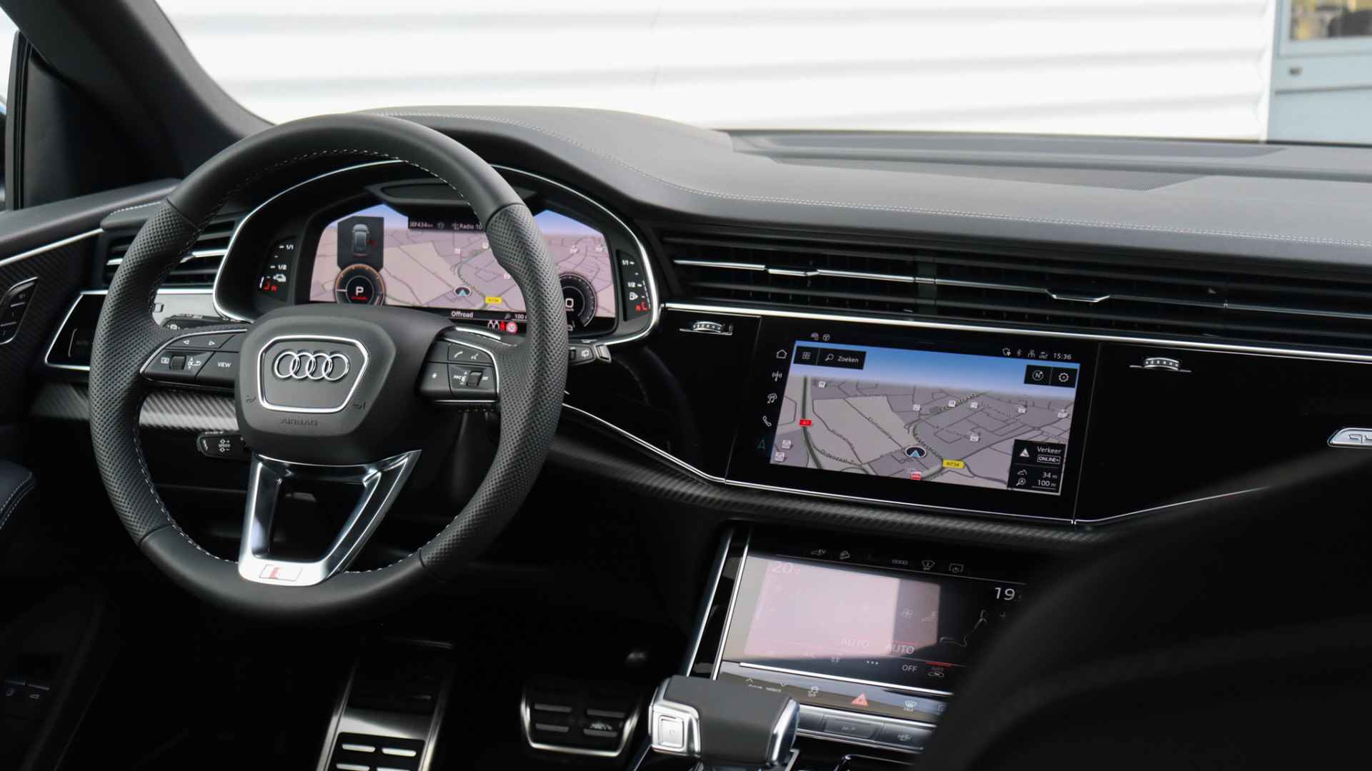 Audi Q8 55 TFSI e quattro Pro Line S | B&O | Head-up | Soft-Close | Panoramadak | HD Matrix | Trekhaak - 15/46