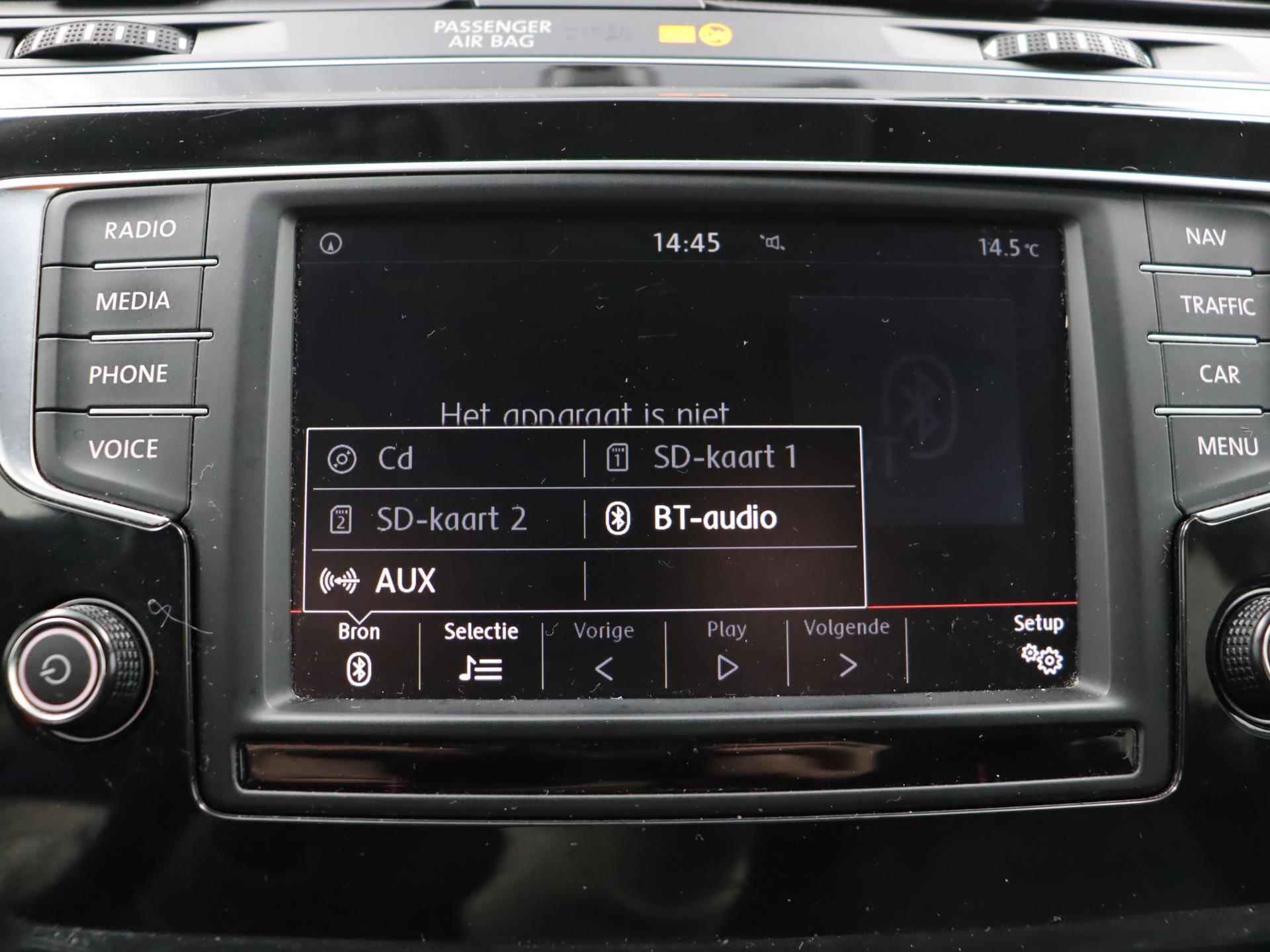 Volkswagen Touran 1.4 TSI Connected Series 7p | Navigatie | Stoelverwarming | Parkeerhulp | Climate Control | - 14/35
