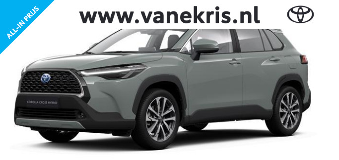 Toyota Corolla Cross 2.0 Hybrid Dynamic, Nieuw, snel leverbaar (11-2024), €2.000,- inruilpremie