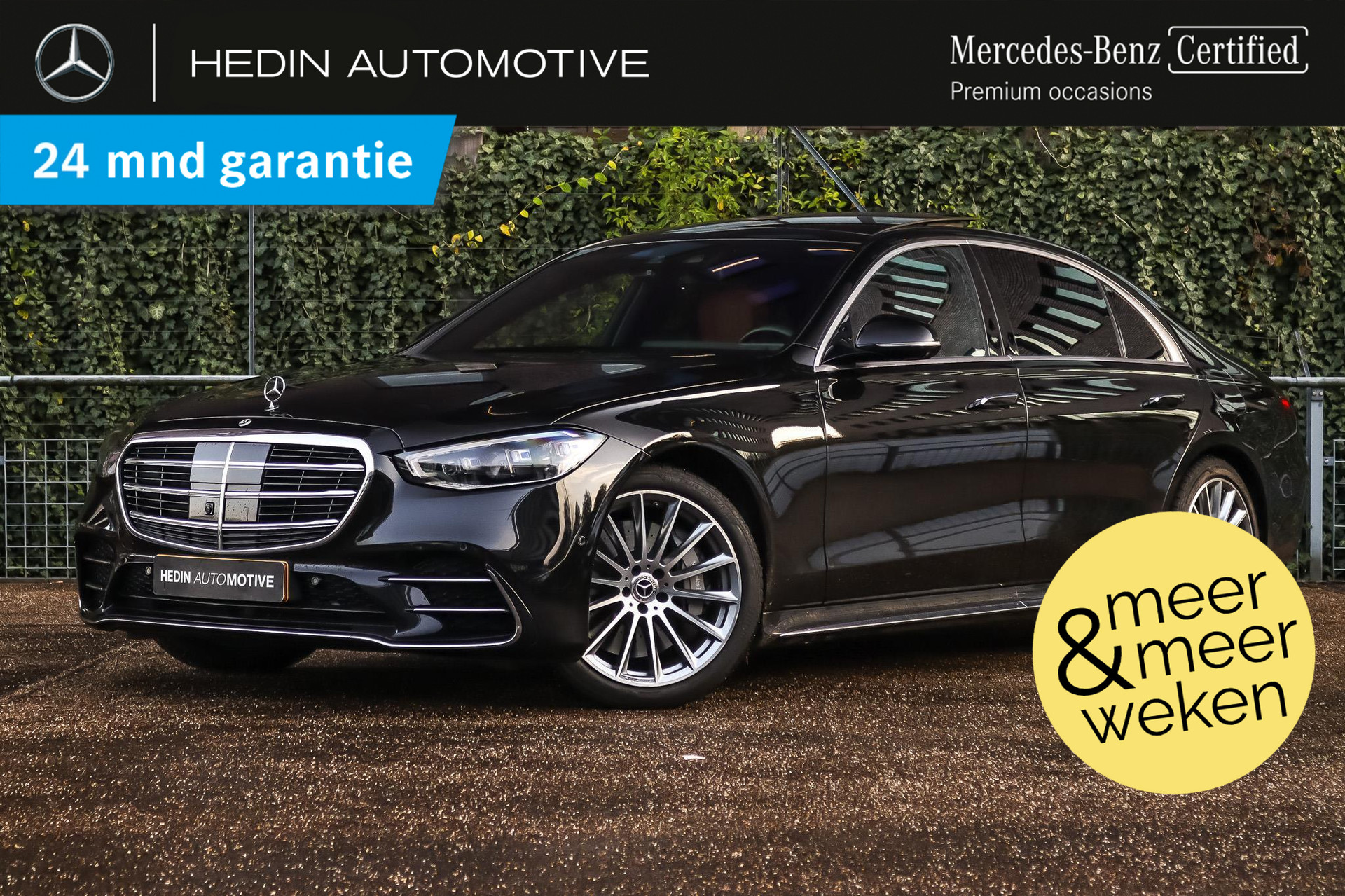 Mercedes-Benz S-klasse S 580e Lang Automaat AMG Line | Premium Pakket | Executive Rear Plus Pakket | Distronic | Airmatic | Panoramadak | Head-Up | Burmester 3D Audio