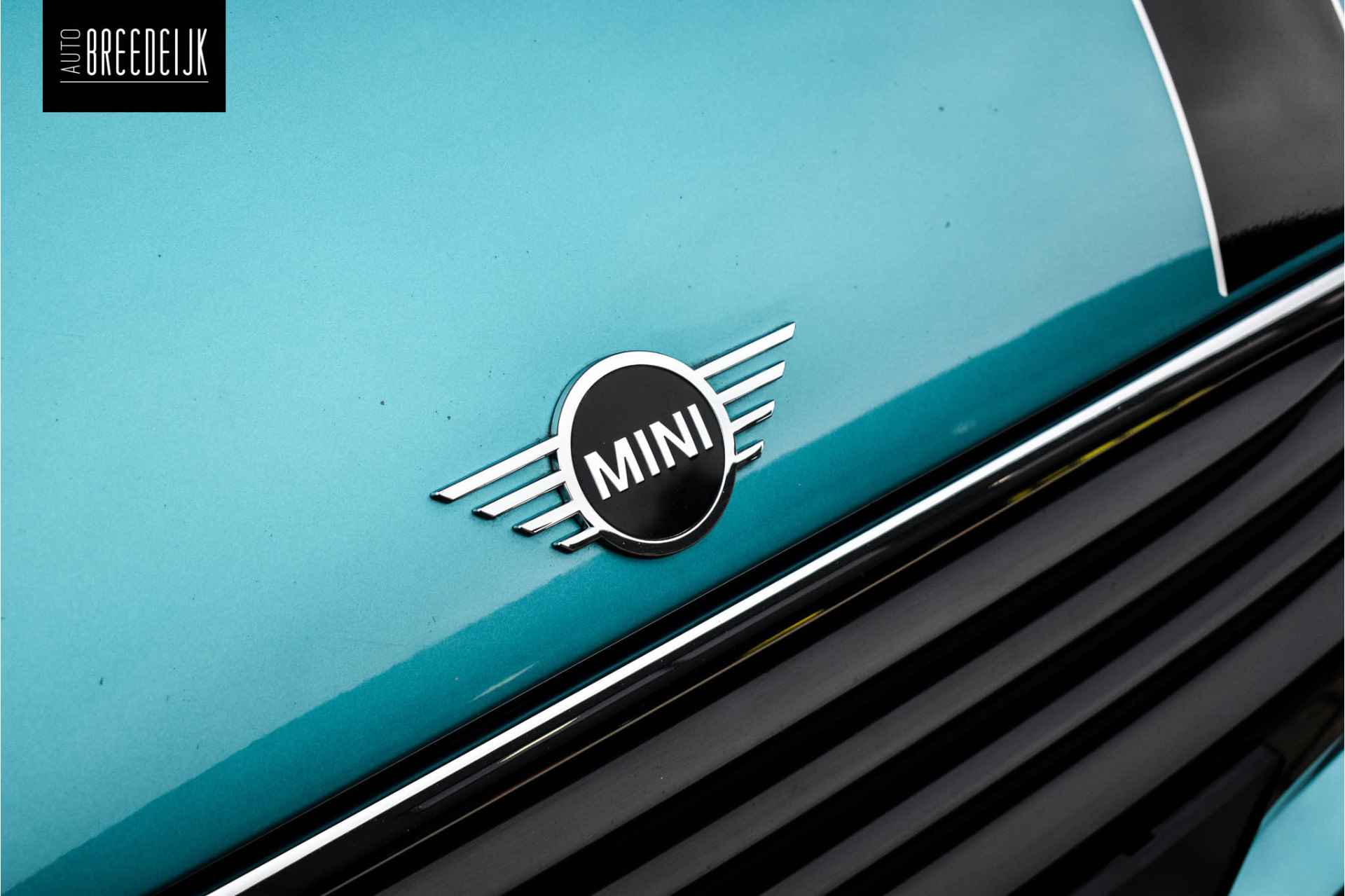 MINI Cabrio Cooper 1.5 Aut. | JCW-Pakket | Navigatie | Carplay | LED | 17"LM | Caribbean Aqua - 7/27