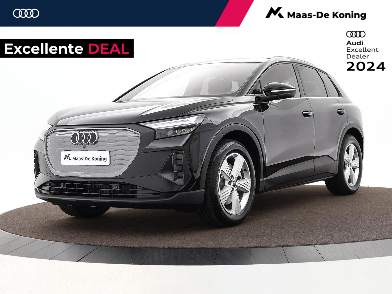 Audi Q4 e-tron 45 quattro Edition · Private Lease Actie €639 · Comfortpakket · Assistentiepakket plus