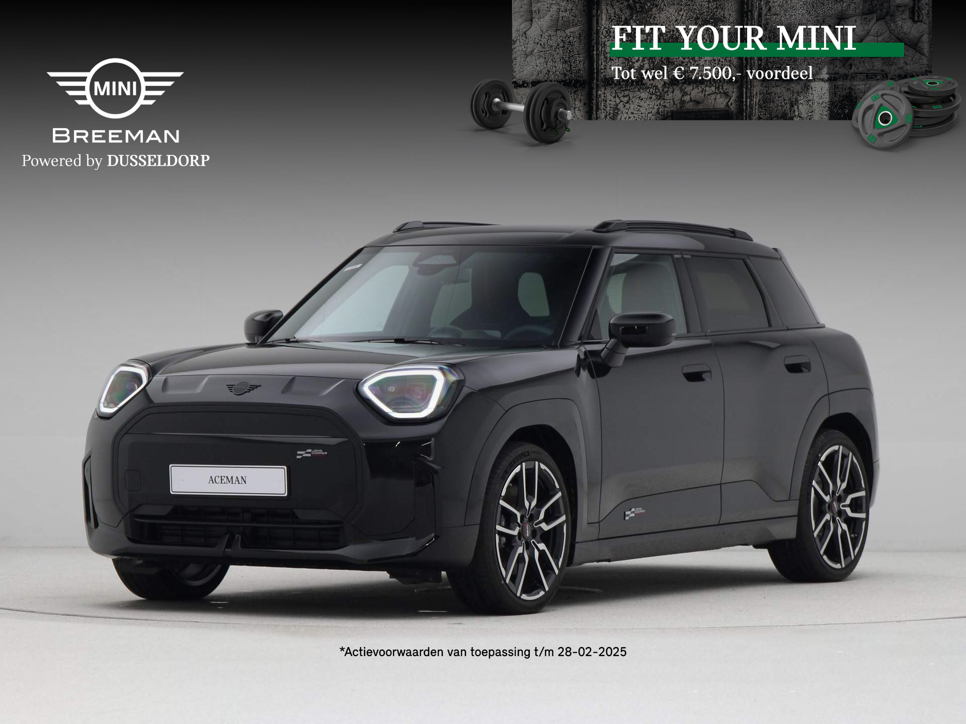 MINI Aceman E John Cooper Works Pakket M PRIVATE LEASE EUR 535,- (48 mnd/10.000 km)