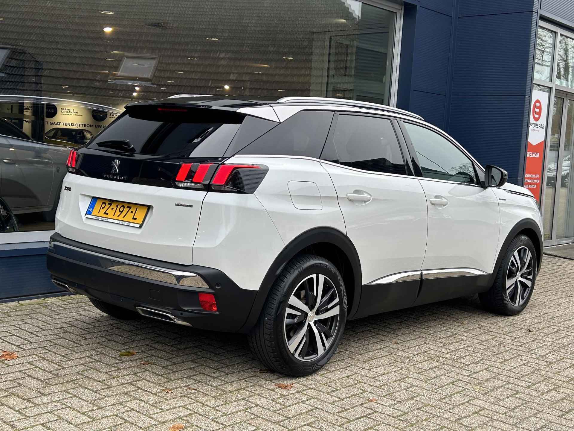 Peugeot 3008 1.6 Turbo 165 PK GT Line | Automaat | 4-Cilindermotor | Zeer complete uitvoering | All Season banden | Vol-Lederen Massage Stoelen met Geheugen |  Stoelverwarming | Navigatie | LED Verlichting | Dode Hoek Detectie | Digitaal Dashboard | - 3/56